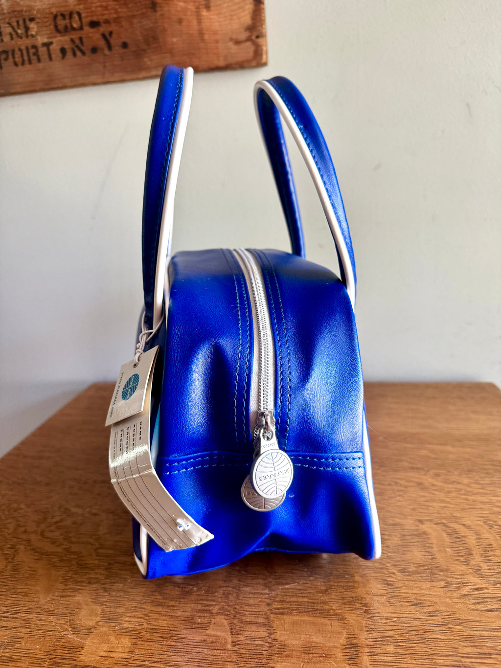 PAN AM "Explorer" Bag ~ Certified Vintage Style ~ Pan Am Blue Hand Bag