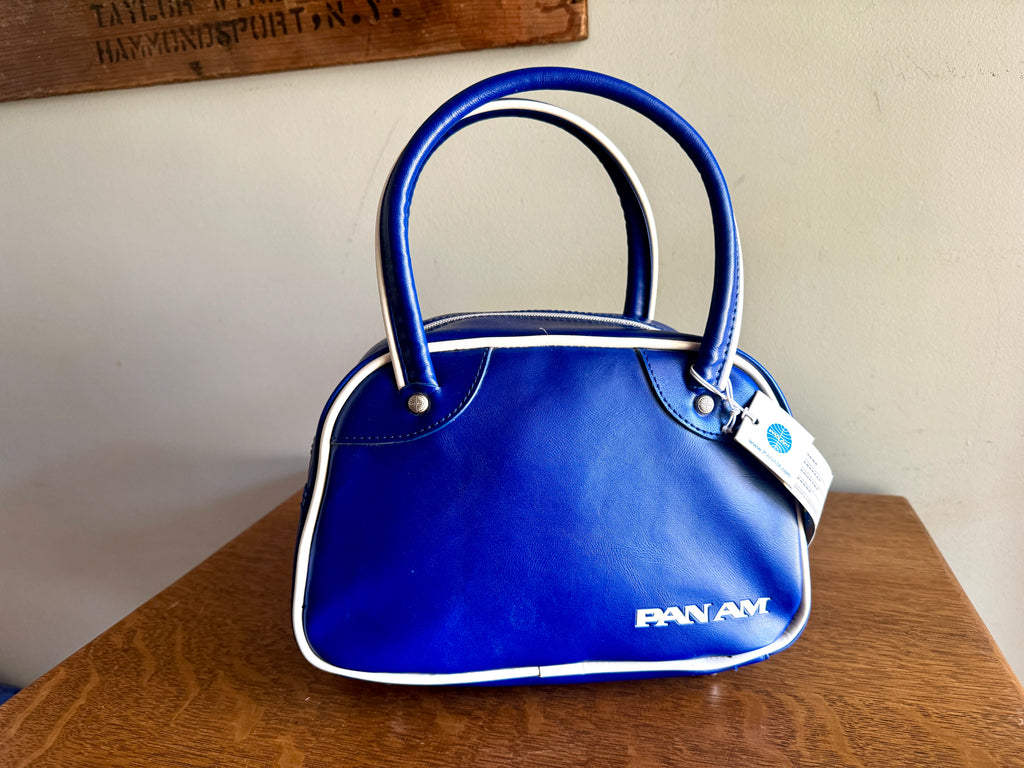 PAN AM "Explorer" Bag ~ Certified Vintage Style ~ Pan Am Blue Hand Bag