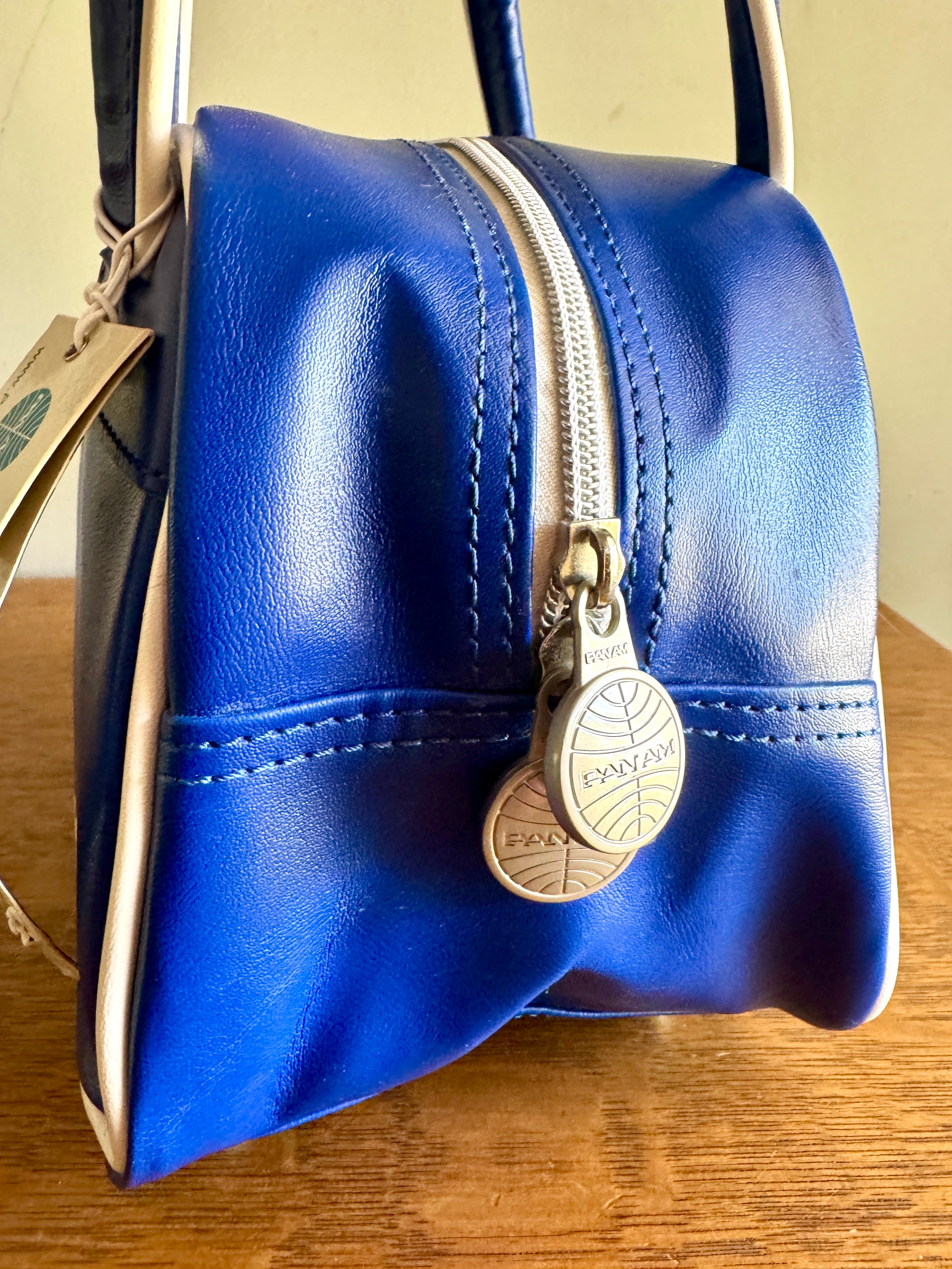 PAN AM "Explorer" Bag ~ Certified Vintage Style ~ Pan Am Blue Hand Bag