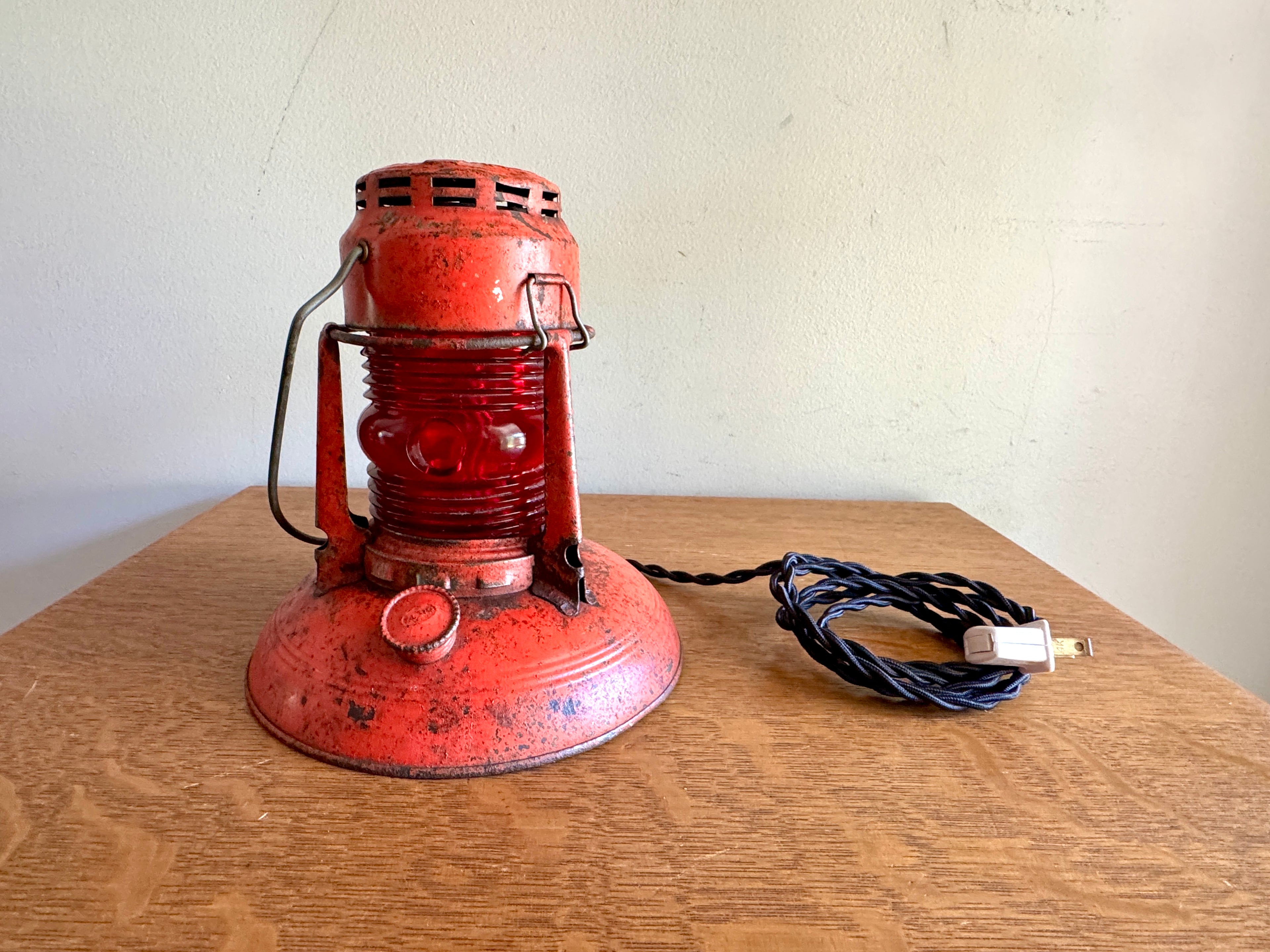 Vtg Dietz No.40 Traffic Gard Electrified Lantern ~ Dietz No.40 Lantern Lamp