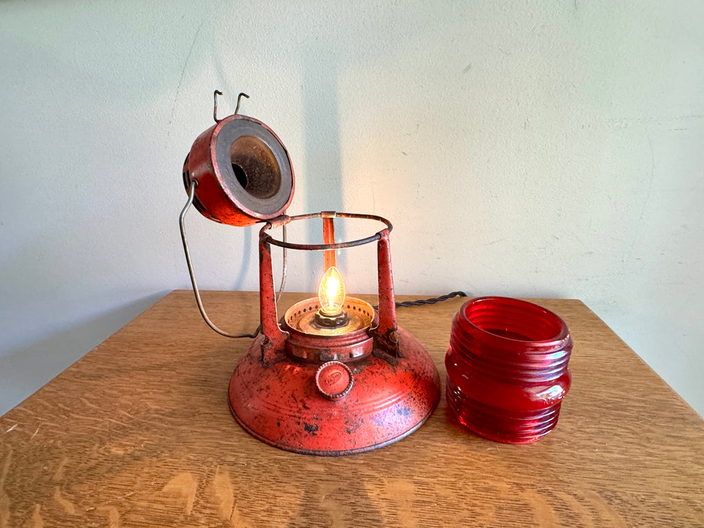 Vtg Dietz No.40 Traffic Gard Electrified Lantern ~ Dietz No.40 Lantern Lamp