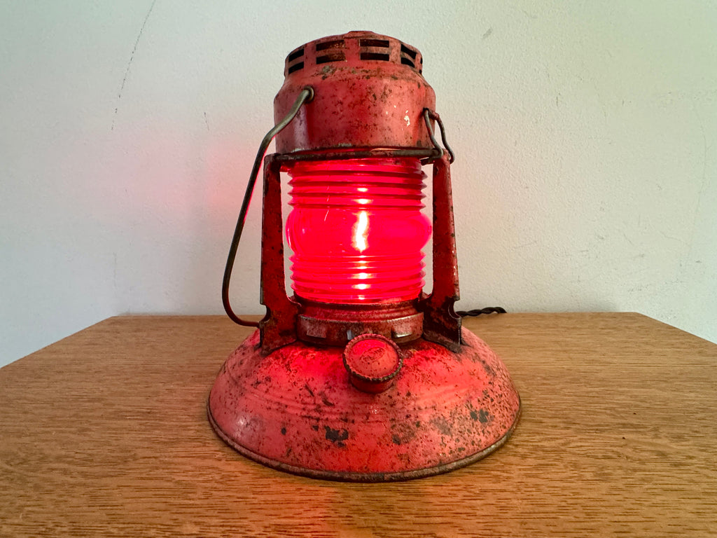 Vtg Dietz No.40 Traffic Gard Electrified Lantern ~ Dietz No.40 Lantern Lamp