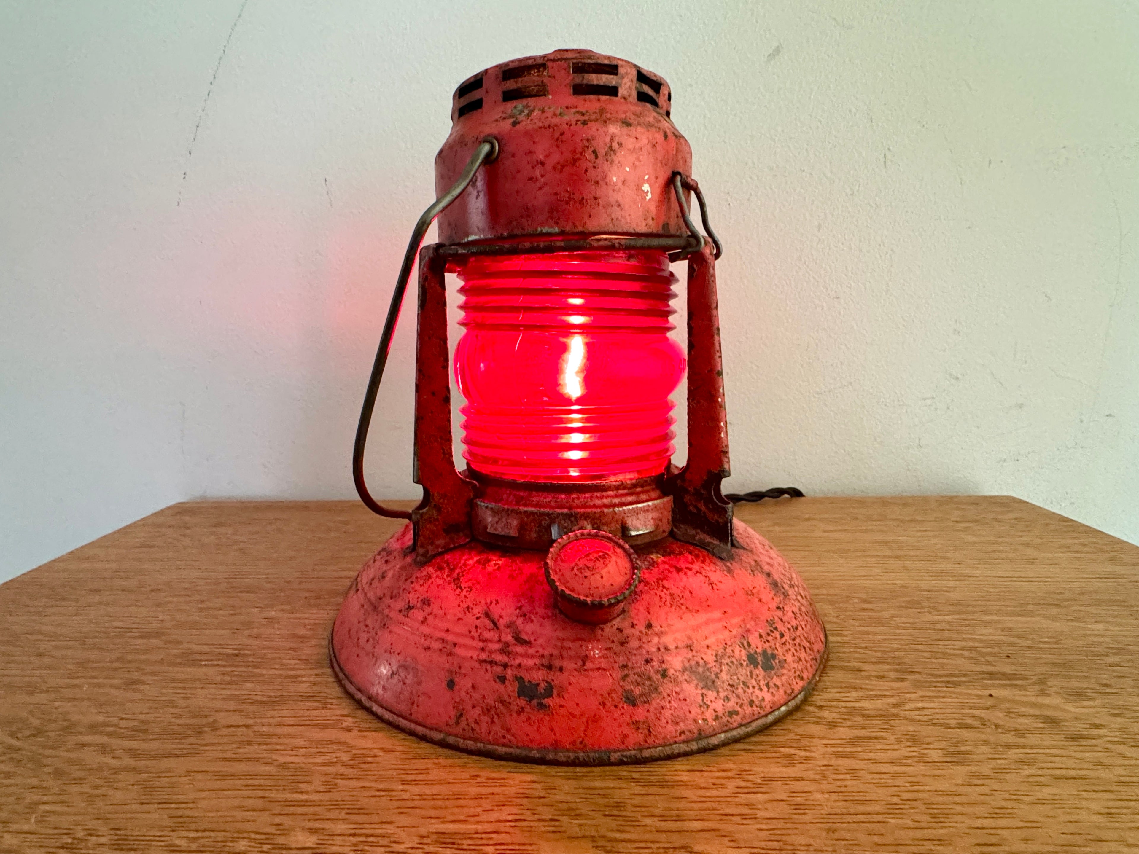 Vtg Dietz No.40 Traffic Gard Electrified Lantern ~ Dietz No.40 Lantern Lamp