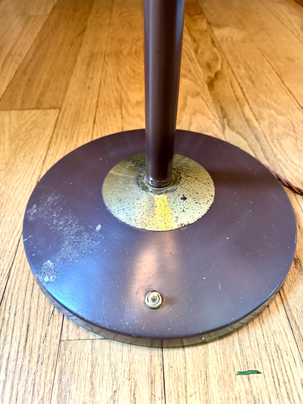 Vtg MCM Danish 3 Cone Shade Floor Lamp ~ 3 Bullet Shade MCM Floor Lamp