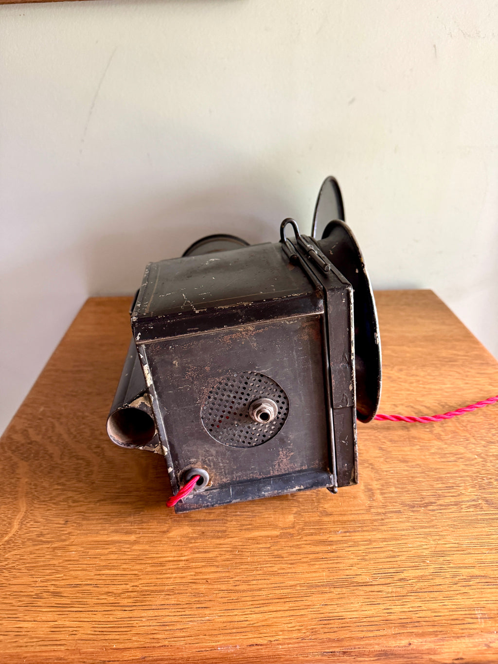 Vtg Peter Gray & Sons Railroad Lantern Lamp ~ Electrified Railroad Lantern