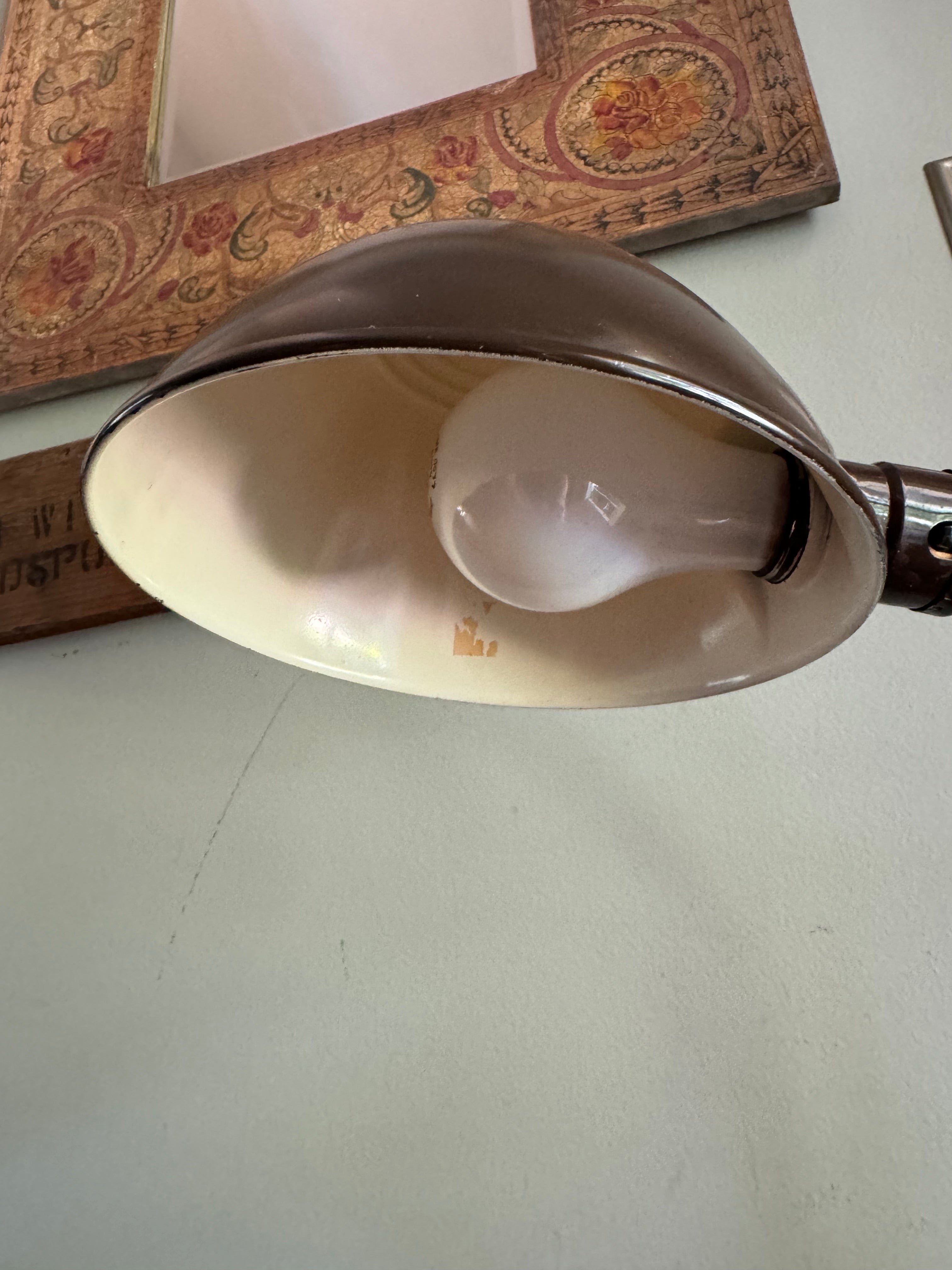 Vintage Eagle Goose Neck Lamp | Industrial Adjustable Desk Lamp | Eagle Cast Iron Desk Lamp | Brown Metal Desk Lamp | Rustic Desk Lamp