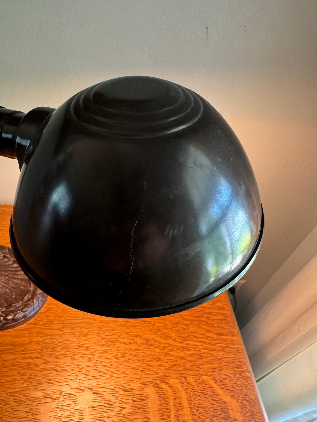 Vintage Eagle Goose Neck Lamp | Industrial Adjustable Desk Lamp | Eagle Cast Iron Desk Lamp | Brown Metal Desk Lamp | Rustic Desk Lamp