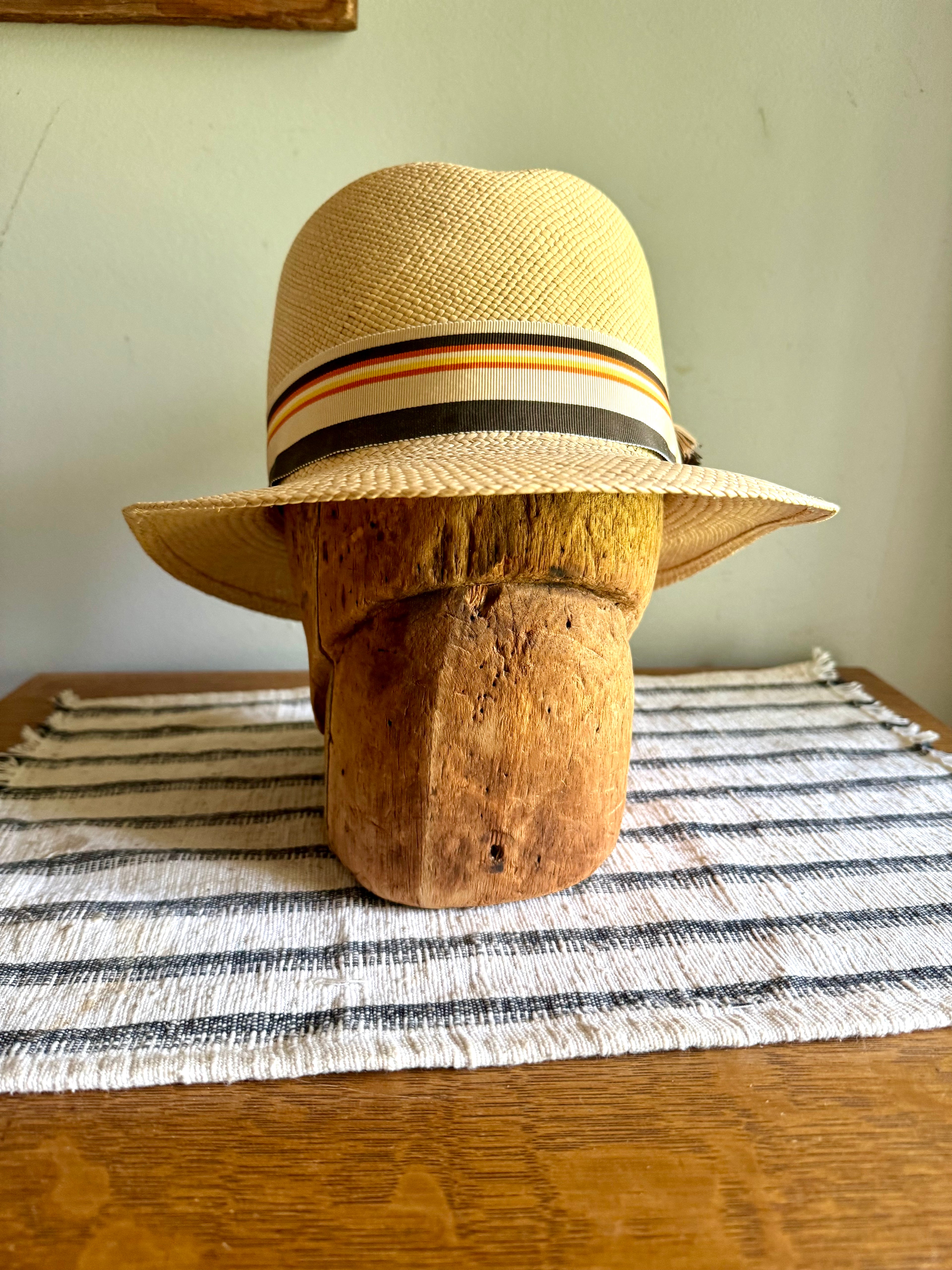 Antique Balsa Millinery Hat Block | Balsa Hat Form | Wood Block Hat Form | Wood Hat Last | Hat Form Stretcher | Millinery Hat Block Tool