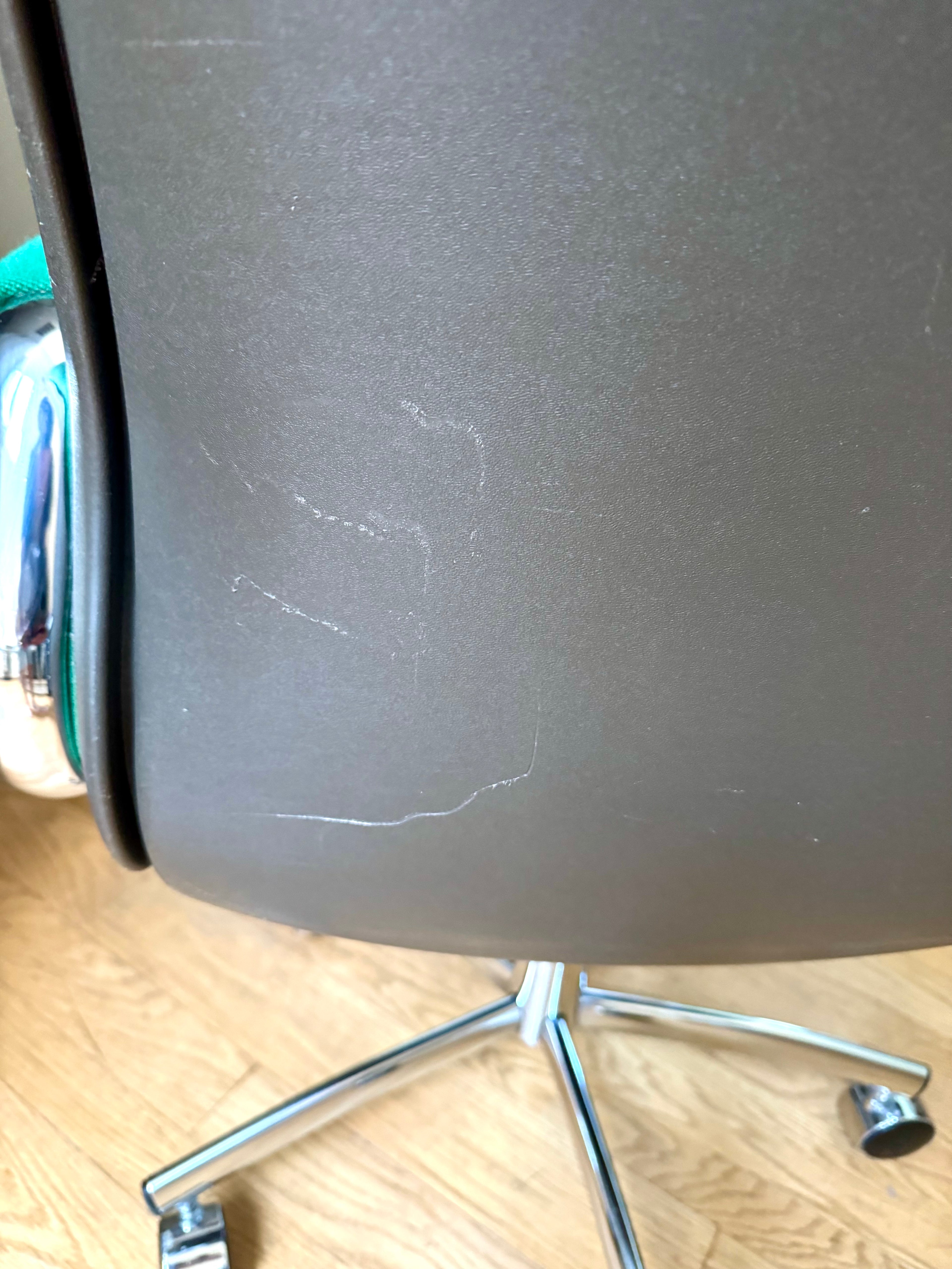 Vintage MCM Steelcase Desk Chair | Green MCM Swivel Chair | Steelcase Rolling Padded Office Chair | 80's Adjustable Executive Swivel Chair