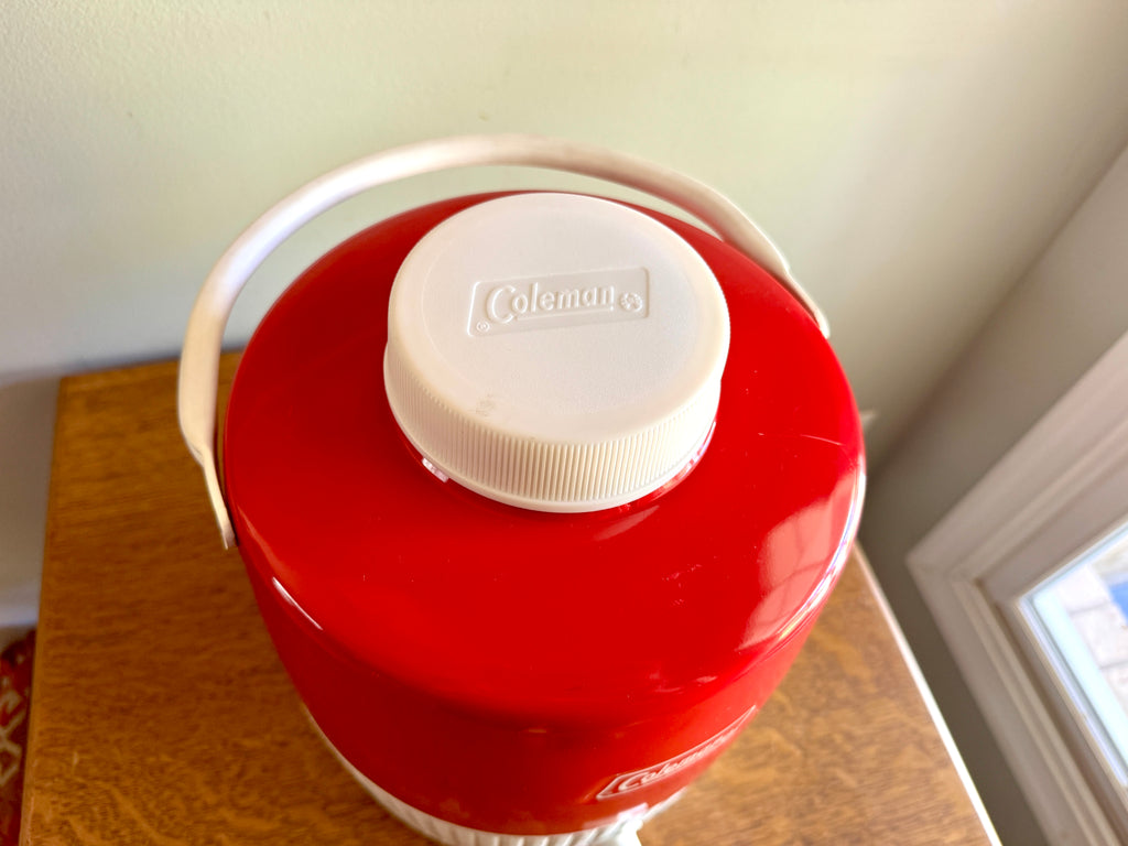 Vtg Coleman 2 Gallon Insulated Water Cooler with Spigot, Water Jug, Sporting Event, Camping