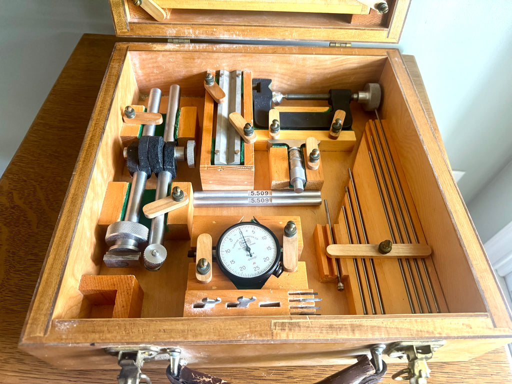 Vintage Tumico Machinist Inside Depth Micrometer Set  l Large Inside Depth Micrometer Set | Tumico Machinist Tool Set | Machinist Depth Set