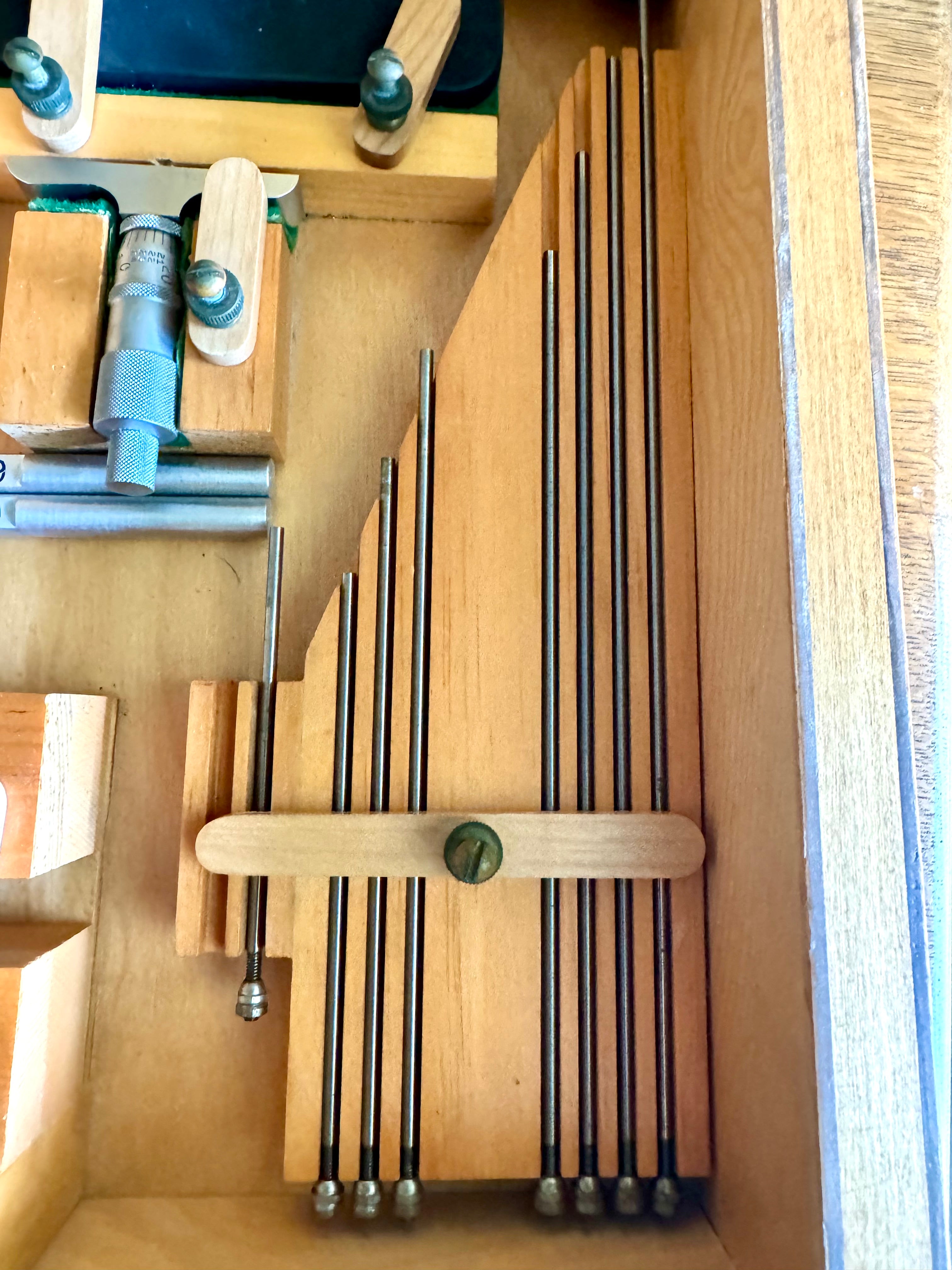 Vintage Tumico Machinist Inside Depth Micrometer Set  l Large Inside Depth Micrometer Set | Tumico Machinist Tool Set | Machinist Depth Set