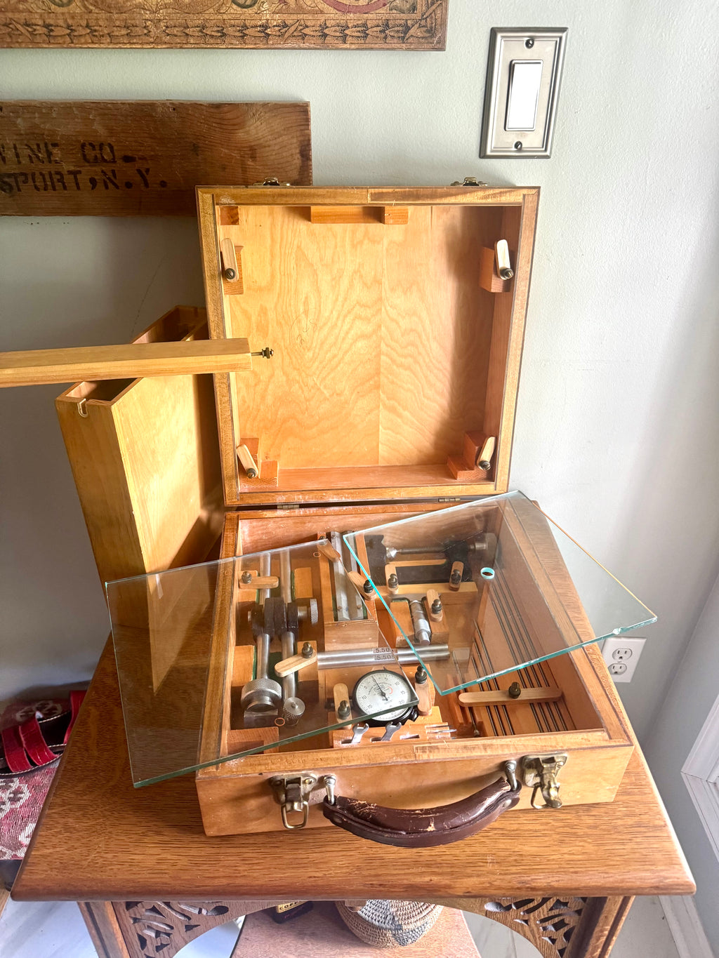 Vintage Tumico Machinist Inside Depth Micrometer Set  l Large Inside Depth Micrometer Set | Tumico Machinist Tool Set | Machinist Depth Set