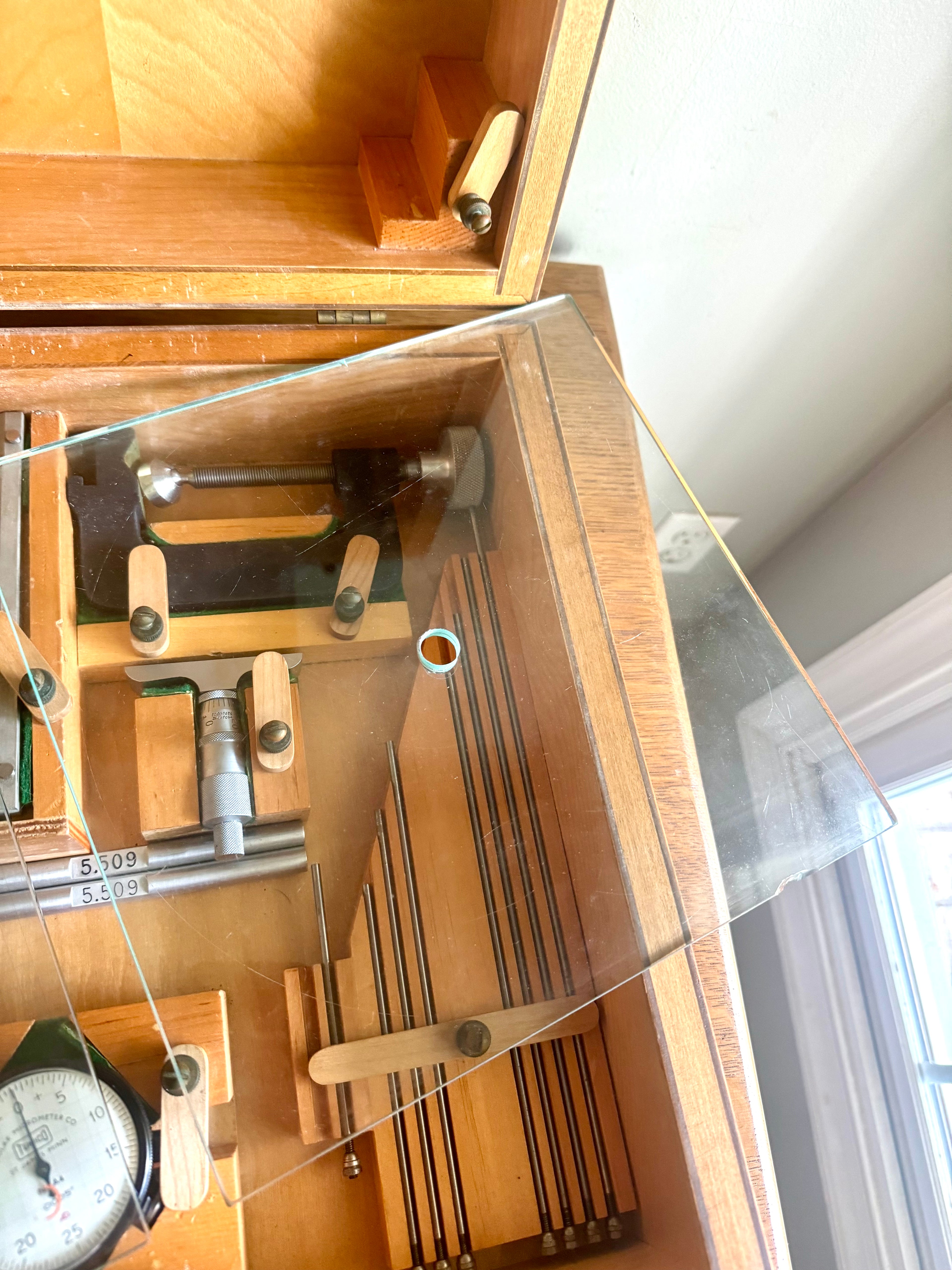 Vintage Tumico Machinist Inside Depth Micrometer Set  l Large Inside Depth Micrometer Set | Tumico Machinist Tool Set | Machinist Depth Set