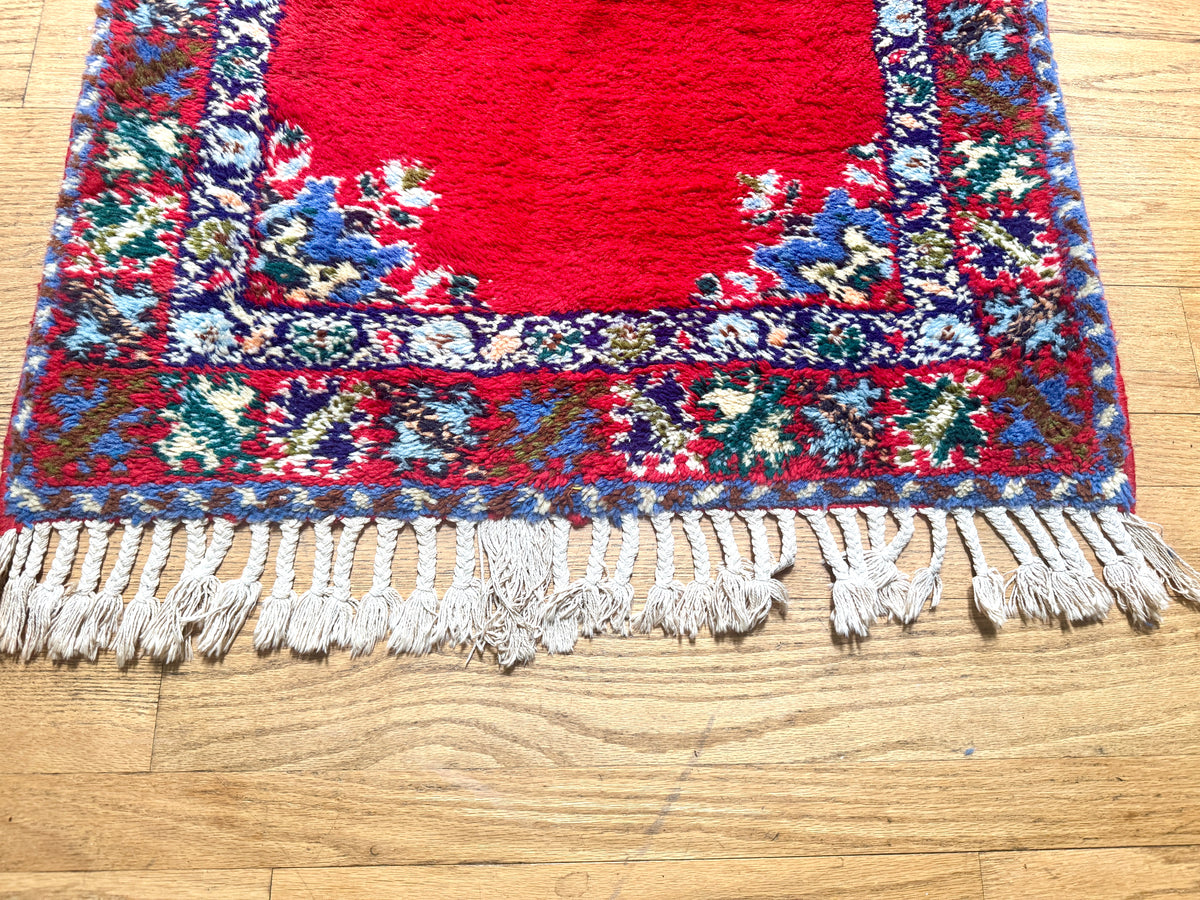 Moroccan Artisanat Rabat Wool Rug ~ Hand Knotted Wool Rug