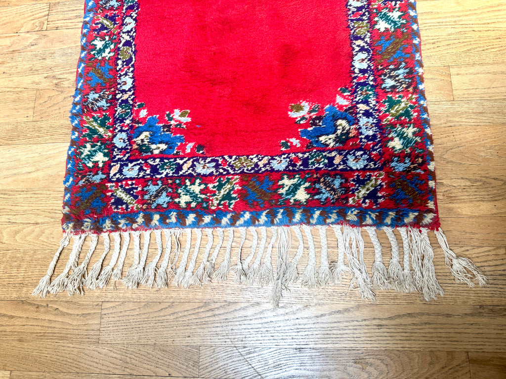 Moroccan Artisanat Rabat Wool Rug ~ Hand Knotted Wool Rug
