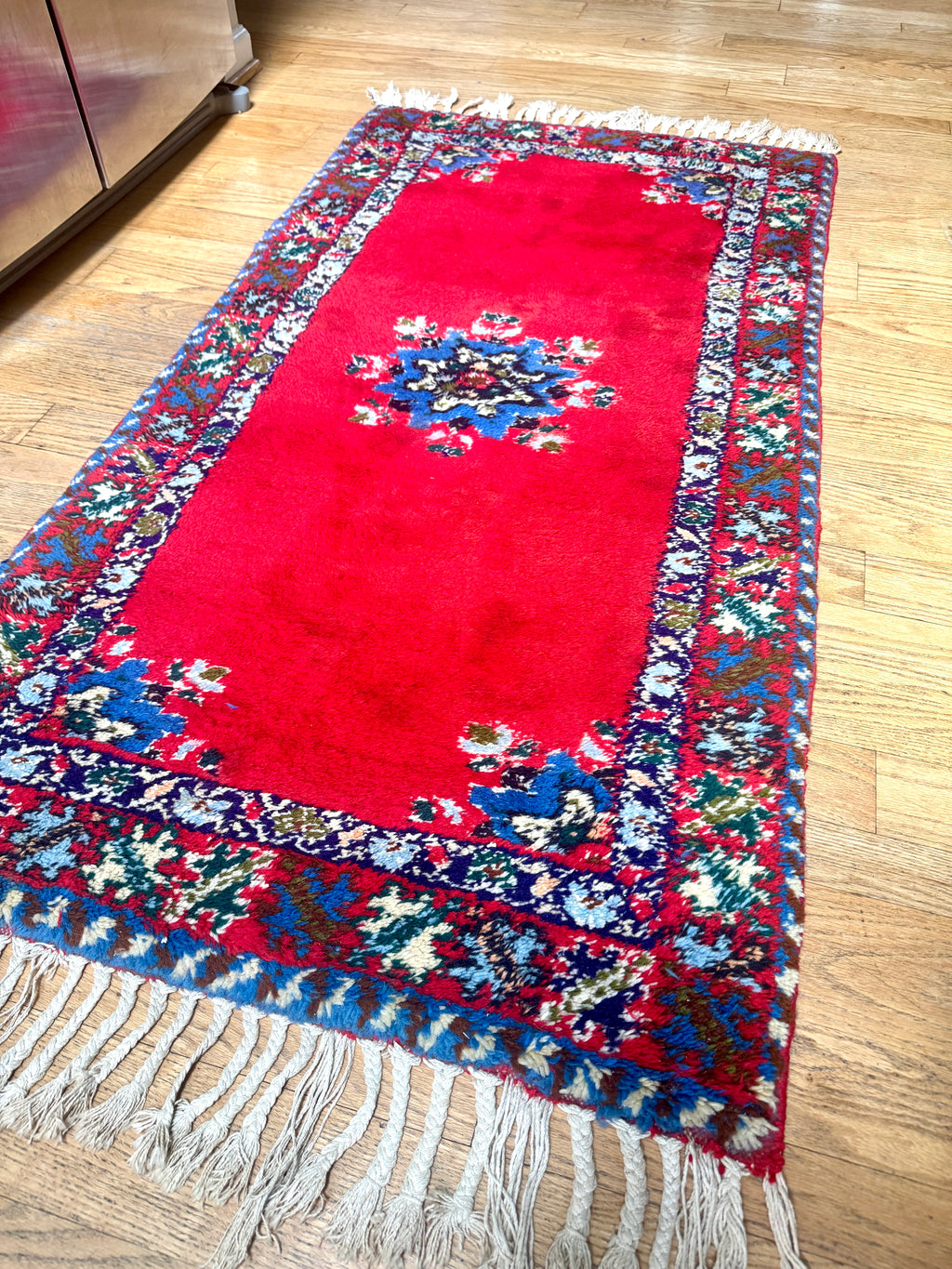 Moroccan Artisanat Rabat Wool Rug ~ Hand Knotted Wool Rug
