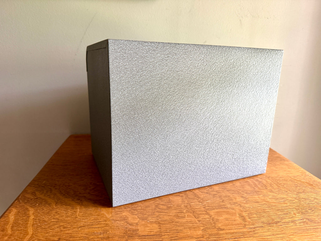 Vintage Brumberger Roll-Top Metal File Cabinet ~ Metal Roll Top Dark Room Photo Paper Safe Cabinet Organizer