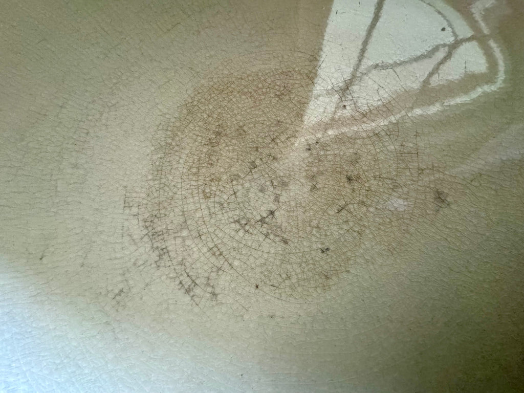 A Doulton Burslem Large Wash Basin | Textured Doulton Burslem Ceramic Basin | Large  English Ceramic Centerpiece Bowl | Large Salad Bowl