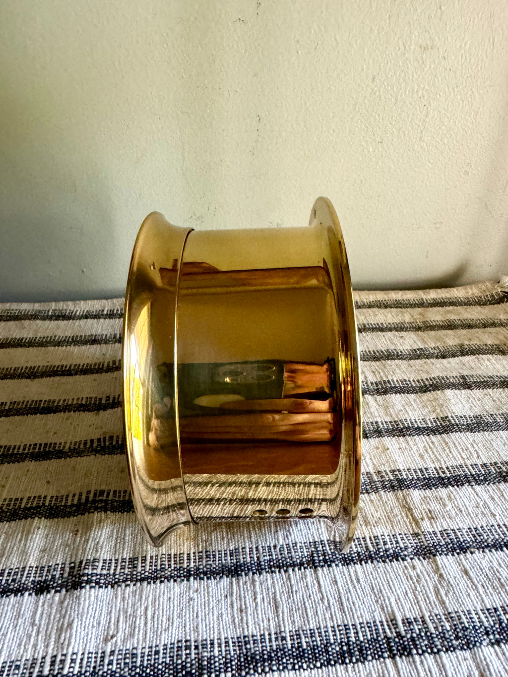 Vintage Weems and Plath Tide Clock | Weems & Plath Time and Tide Clock | Brass Nautical Tide Clock | West German Brass Round Tide Clock