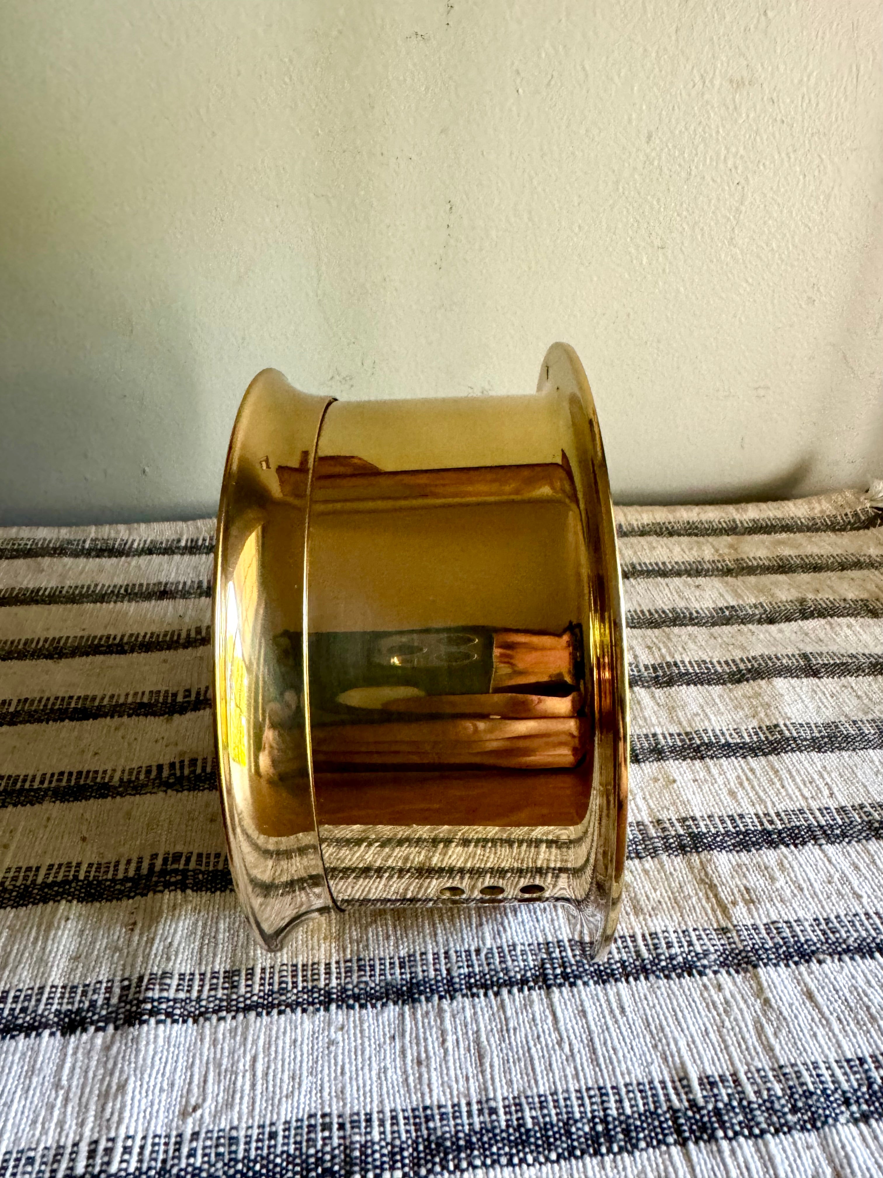 Vintage Weems and Plath Tide Clock | Weems & Plath Time and Tide Clock | Brass Nautical Tide Clock | West German Brass Round Tide Clock