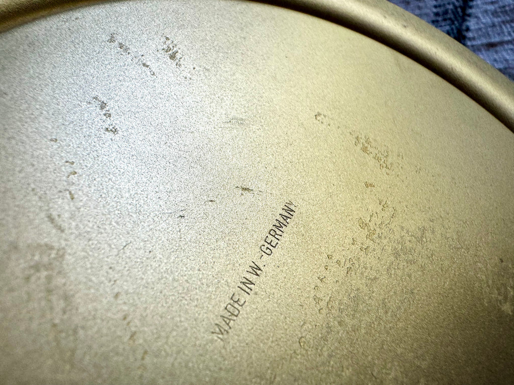 Vintage Weems and Plath Tide Clock | Weems & Plath Time and Tide Clock | Brass Nautical Tide Clock | West German Brass Round Tide Clock