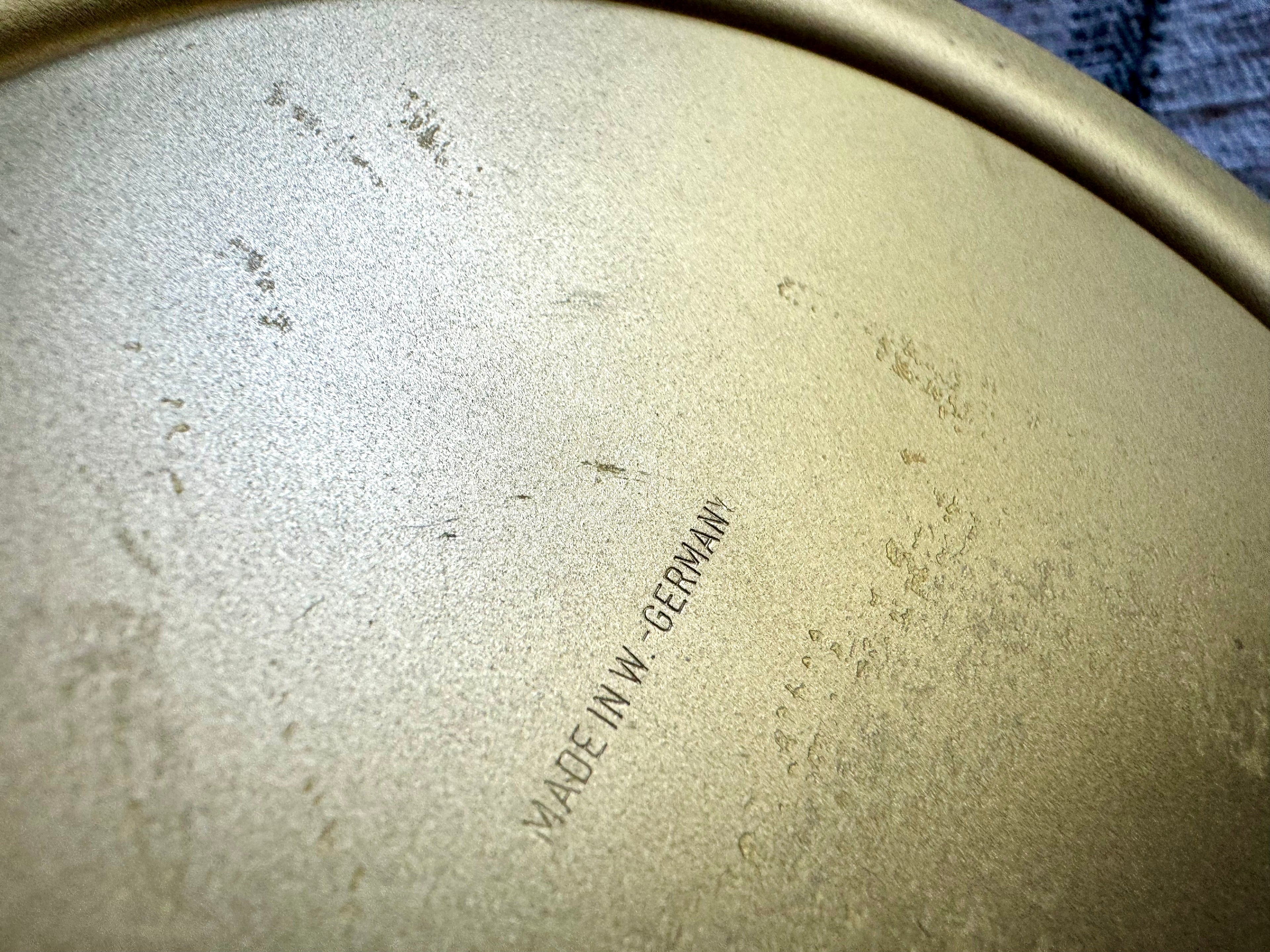 Vintage Weems and Plath Tide Clock | Weems & Plath Time and Tide Clock | Brass Nautical Tide Clock | West German Brass Round Tide Clock