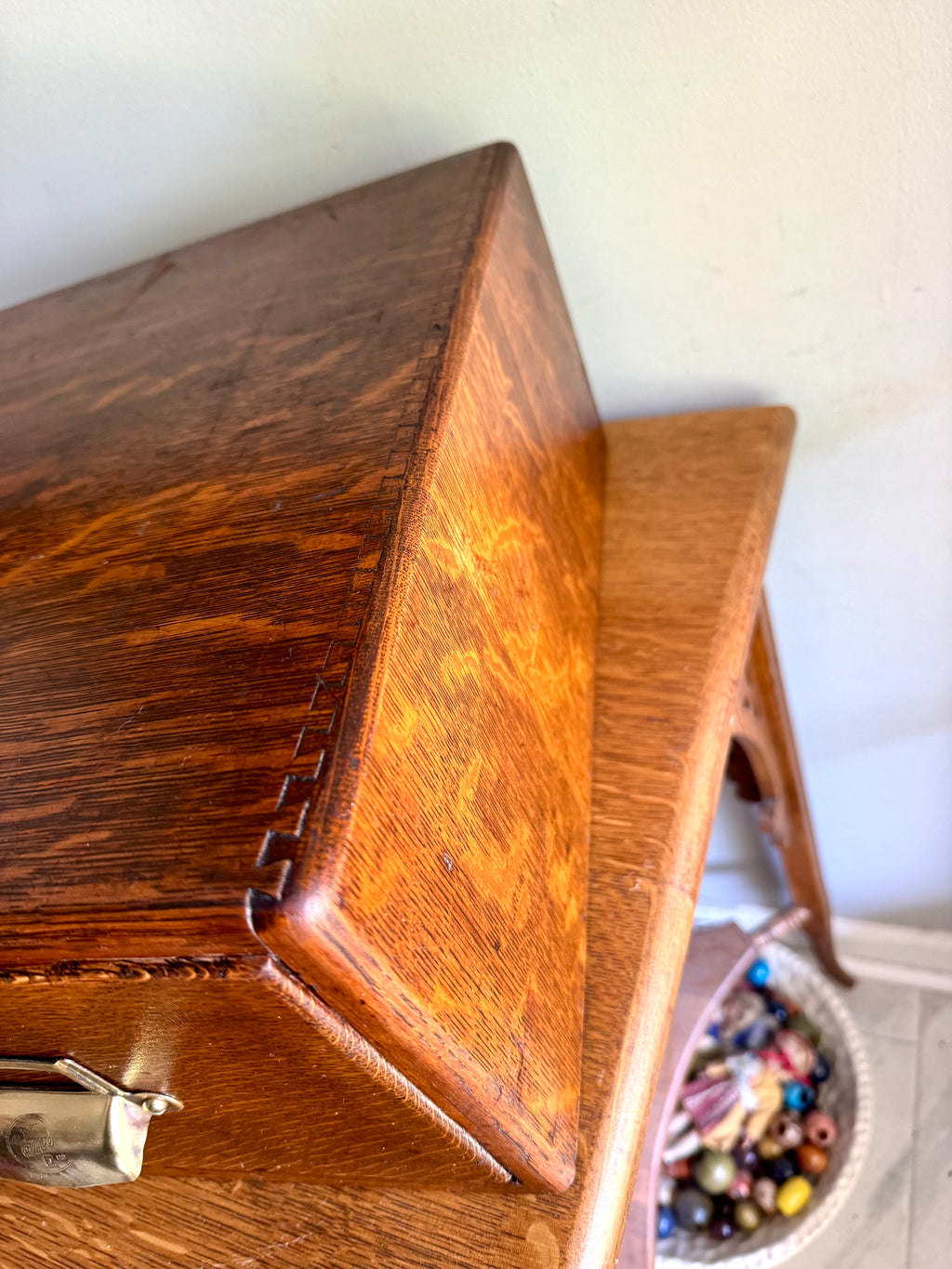Antique Yawman & Erbe Two Drawer Tiger Oak Card Catalog ~ Dovetailed Wood Card Catalog