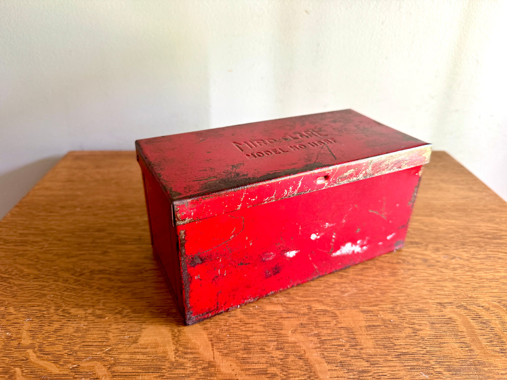 Vintage Miro-Flare 118BF Roadside Auto Safety Reflector Kit in Metal Box