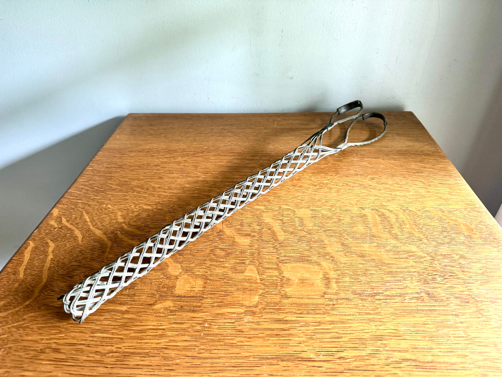 Antique Metal Kellems Pull Grip | Hubbell Kellems 1 1/4" Cable Grip | Pulling Grip | Mesh Pull Grip