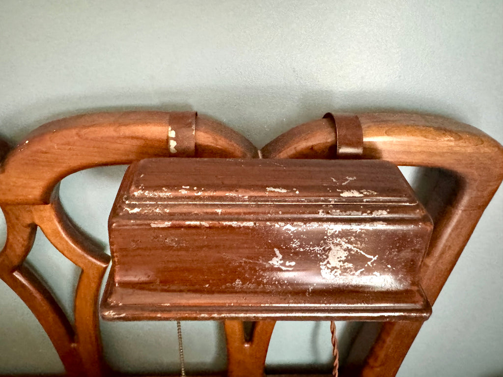 Mid Century Brown Distressed Headboard Lamp | Rustic Headboard Light| Bed Reading Lamp | Reading Lamp| Metal Bed Lamp | Metal Shade Bed Lamp