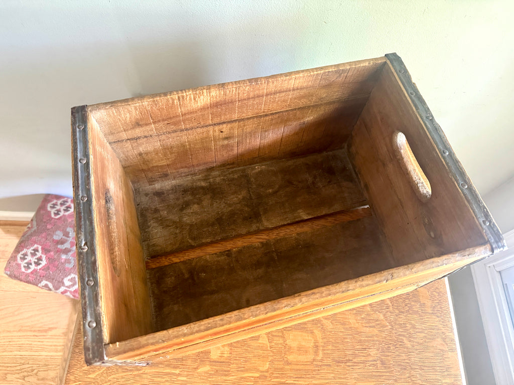 Vintage Wood "Drink Squirt" Bottle Crate ~ Hornell NY "Drink Squirt" Wood Crate