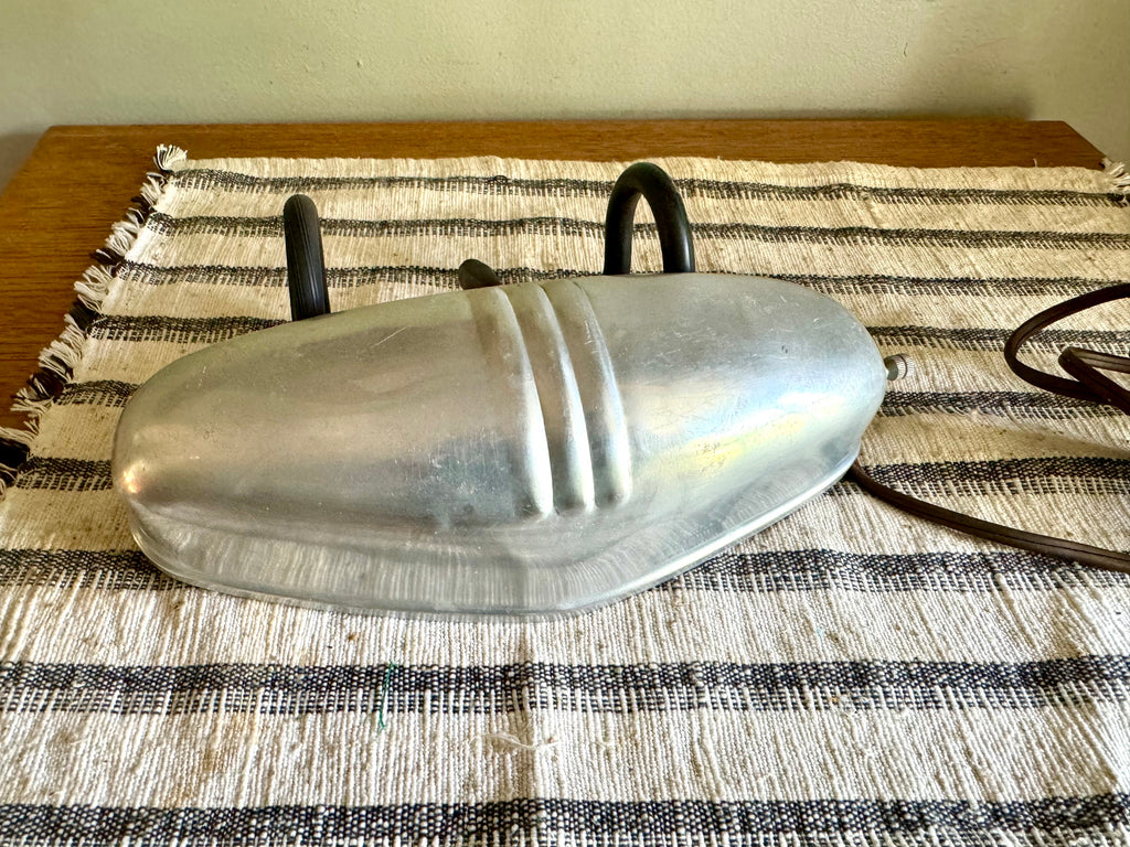 Art Deco Headboard Lamp | Aluminum Headboard Lamp | Art Deco Reading Lamp | In bed Reading Lamp | Art Deco Aluminum Reading Lamp