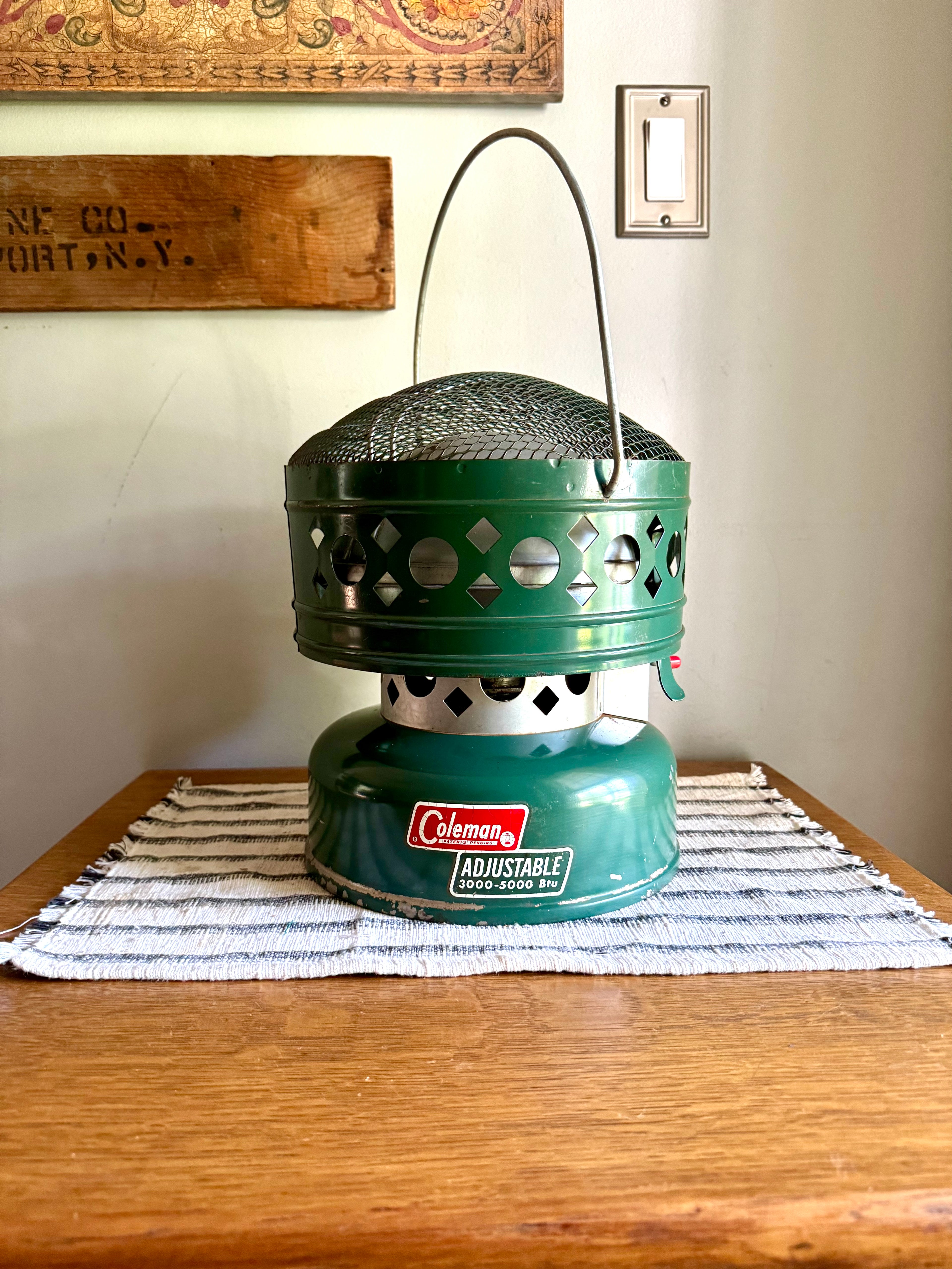 Vintage Coleman Heater | Coleman 3000-5000 BTU Heater| Coleman Propane Catalytic Heater| Portable Space Heater | Camping Heater | Model 513