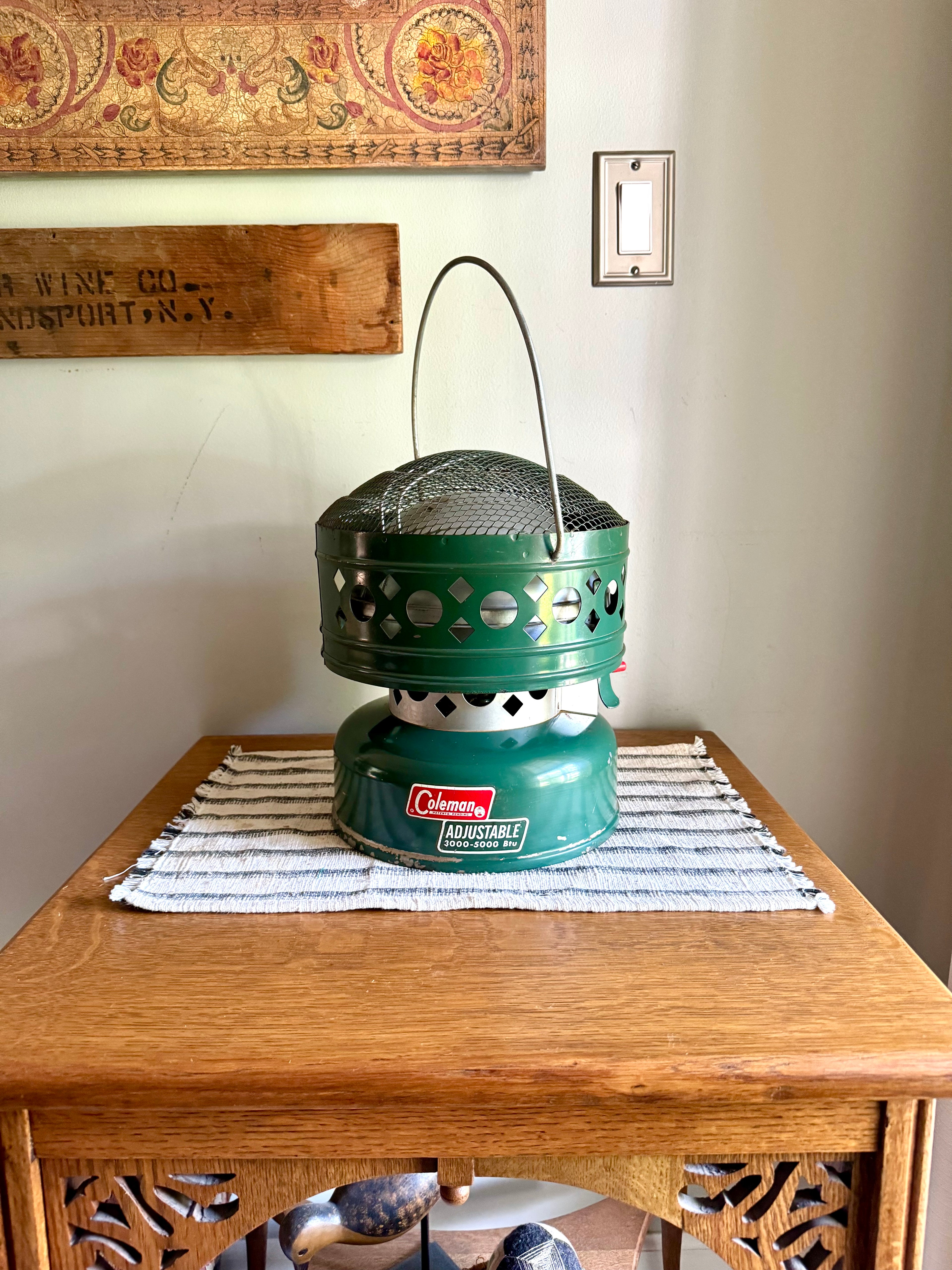 Vintage Coleman Heater | Coleman 3000-5000 BTU Heater| Coleman Propane Catalytic Heater| Portable Space Heater | Camping Heater | Model 513