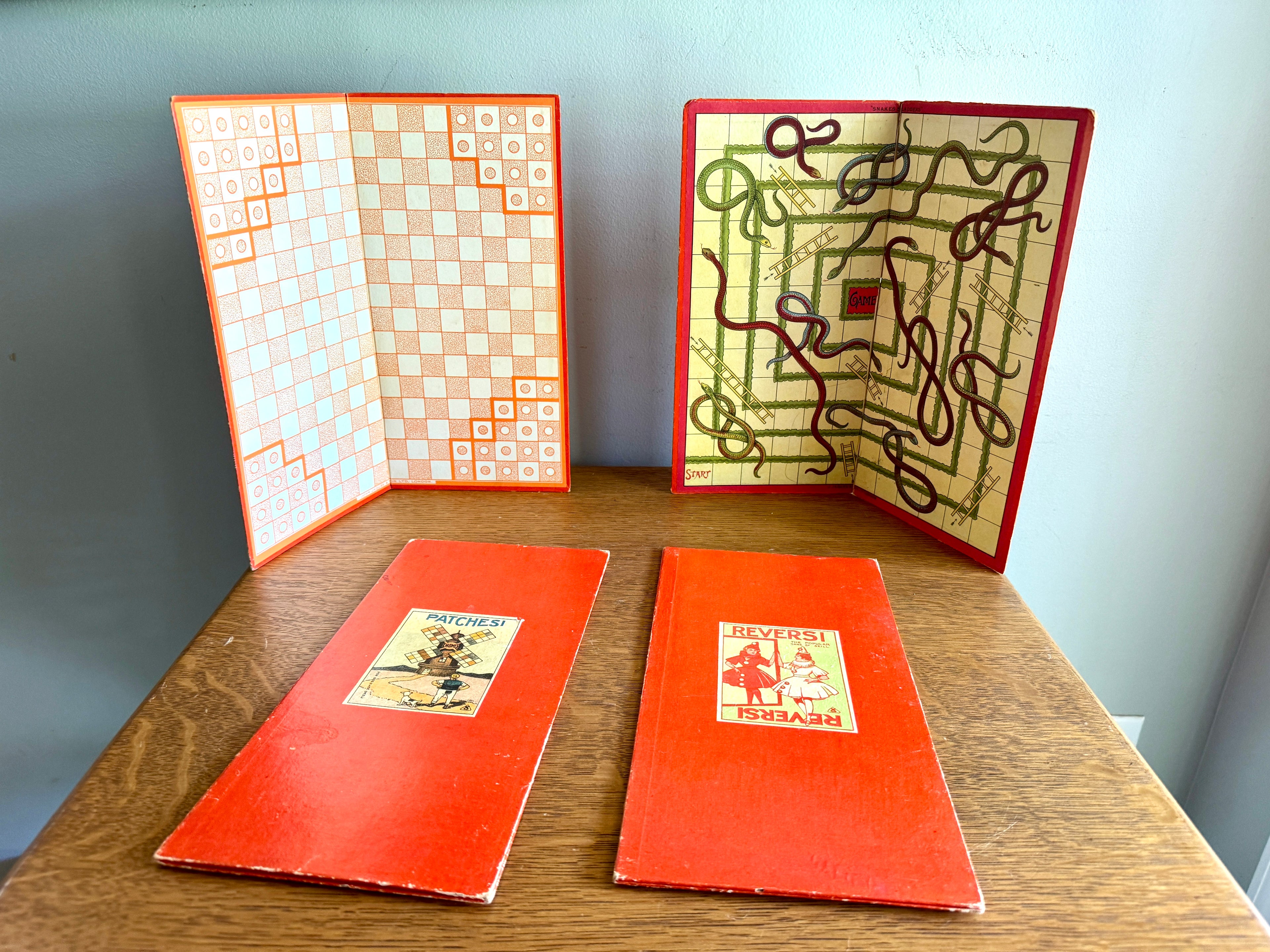 Mid 1800's John Jaques & Sons Game Boards ~ Set of For Jaques & Sons Folding Game Boards