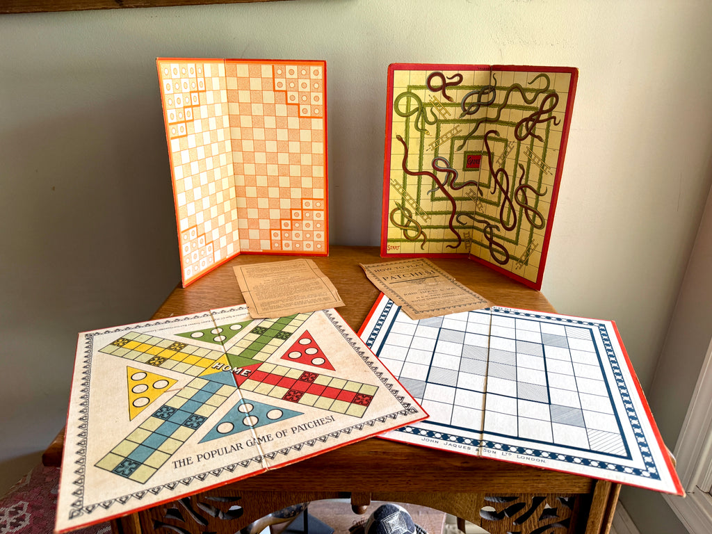Mid 1800's John Jaques & Sons Game Boards ~ Set of For Jaques & Sons Folding Game Boards