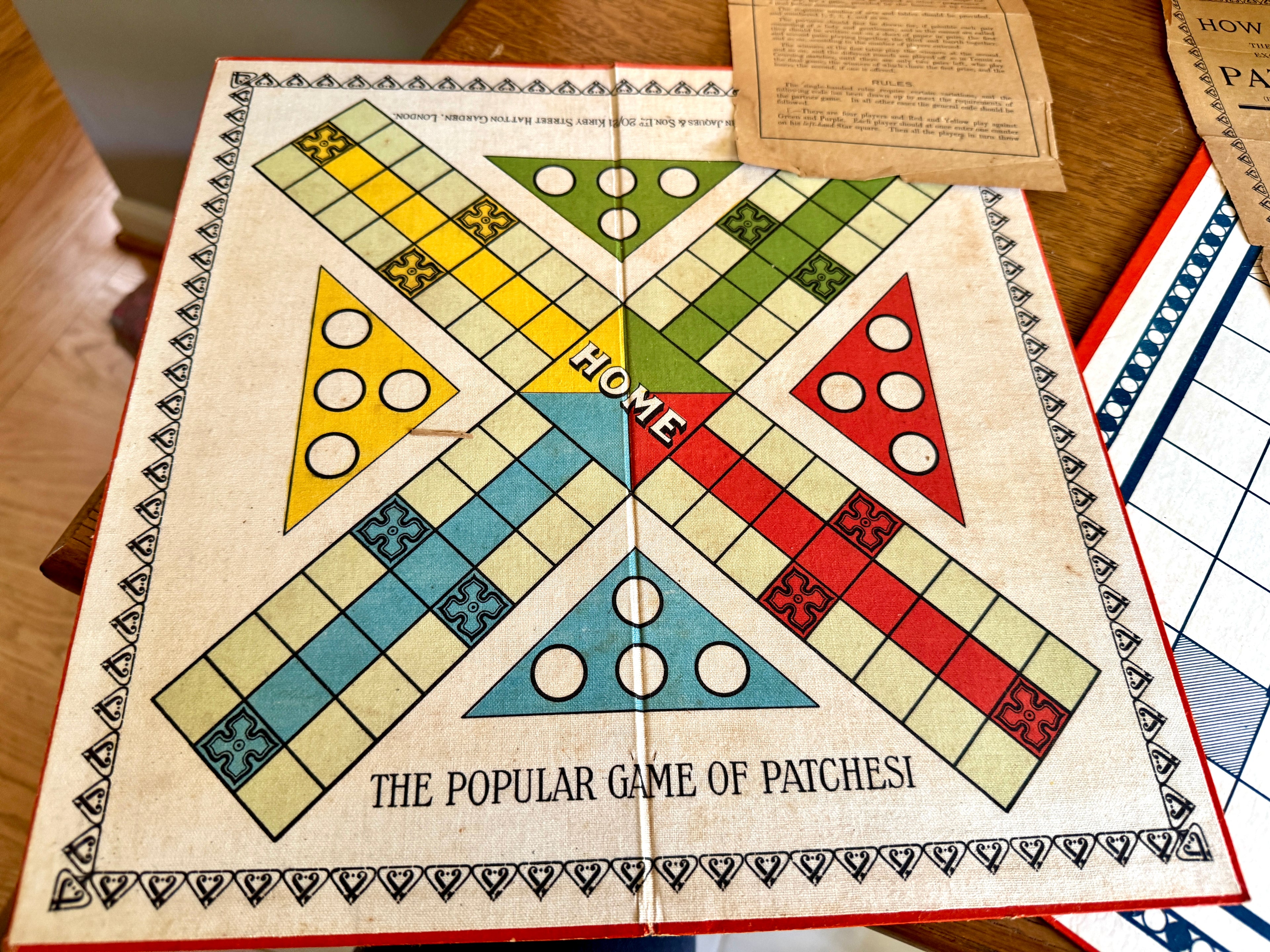 Mid 1800's John Jaques & Sons Game Boards ~ Set of For Jaques & Sons Folding Game Boards