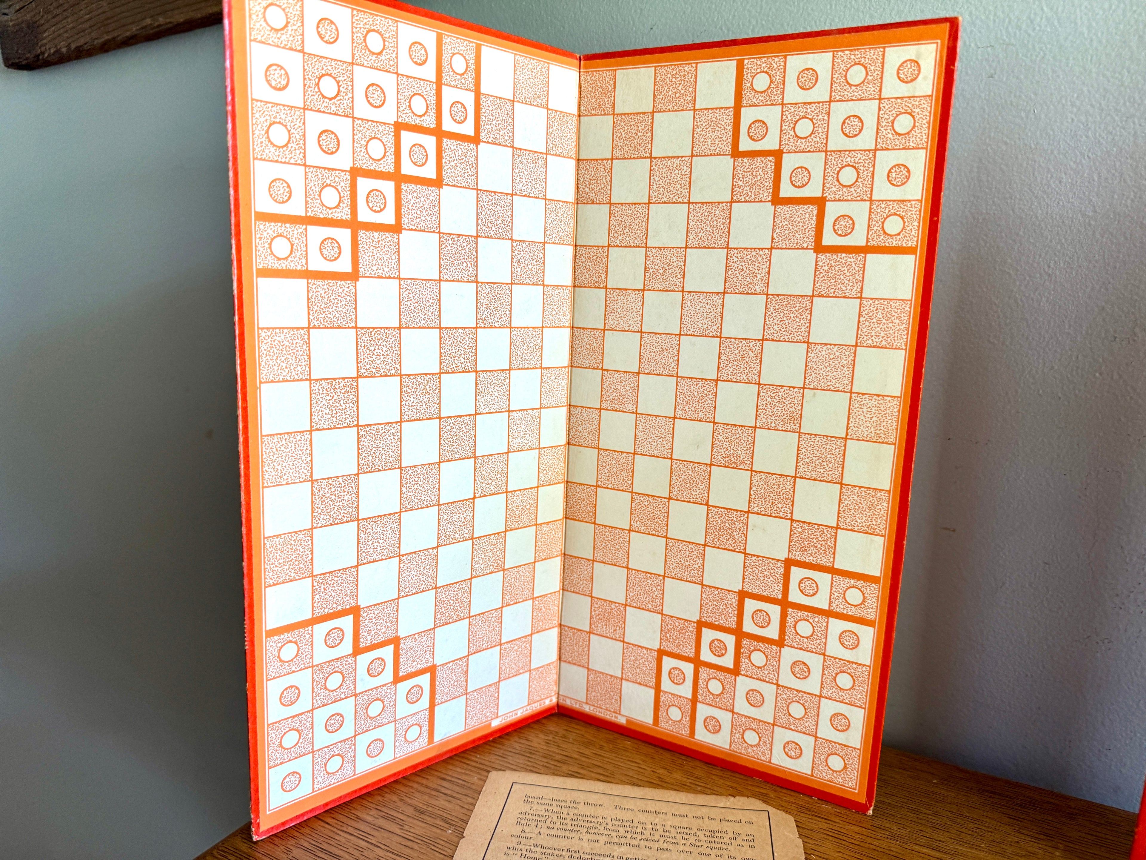 Mid 1800's John Jaques & Sons Game Boards ~ Set of For Jaques & Sons Folding Game Boards