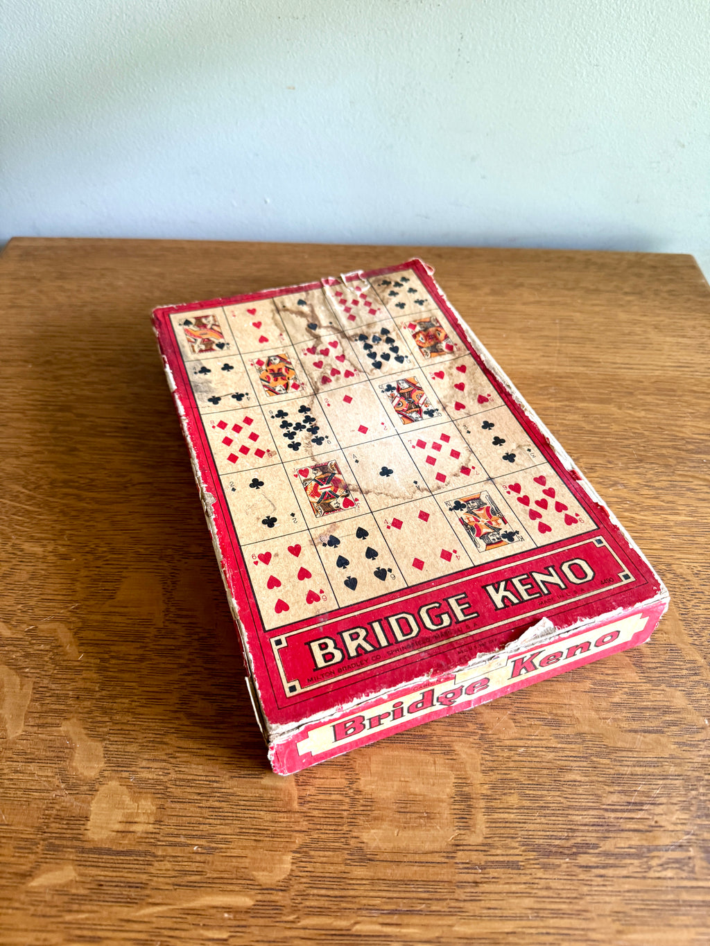 1930's Bridge Keno Game ~ Klauber Novelty Co. Bridge Keno Game ~ Milton Bradley Bridge Keno Game