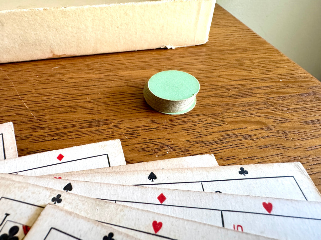 1930's Bridge Keno Game ~ Klauber Novelty Co. Bridge Keno Game ~ Milton Bradley Bridge Keno Game