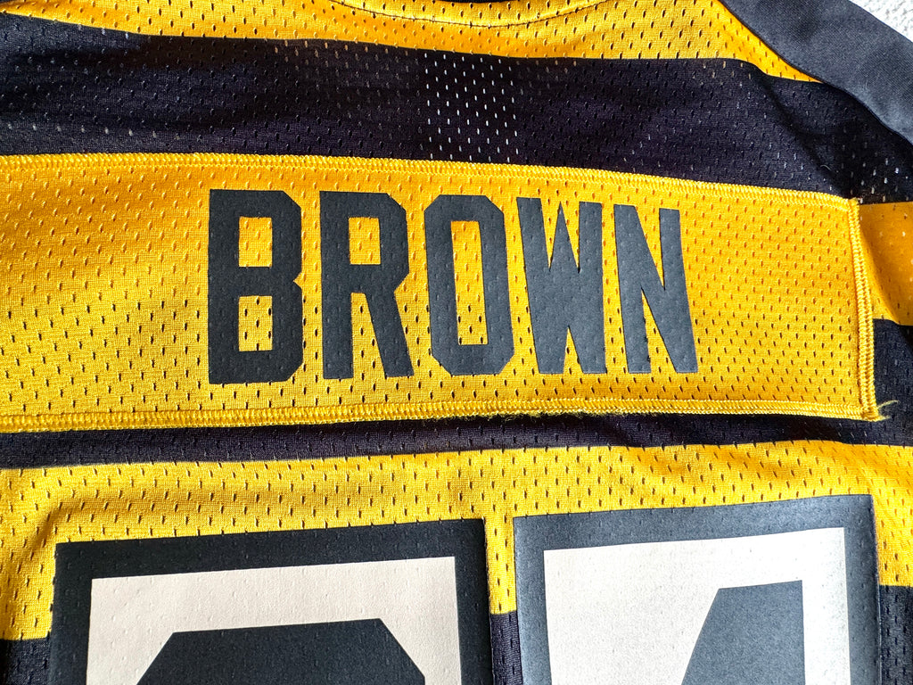 Nike Pittsburgh Steelers Antonio Brown Bumblebee Throwback Jersey #84 Size M