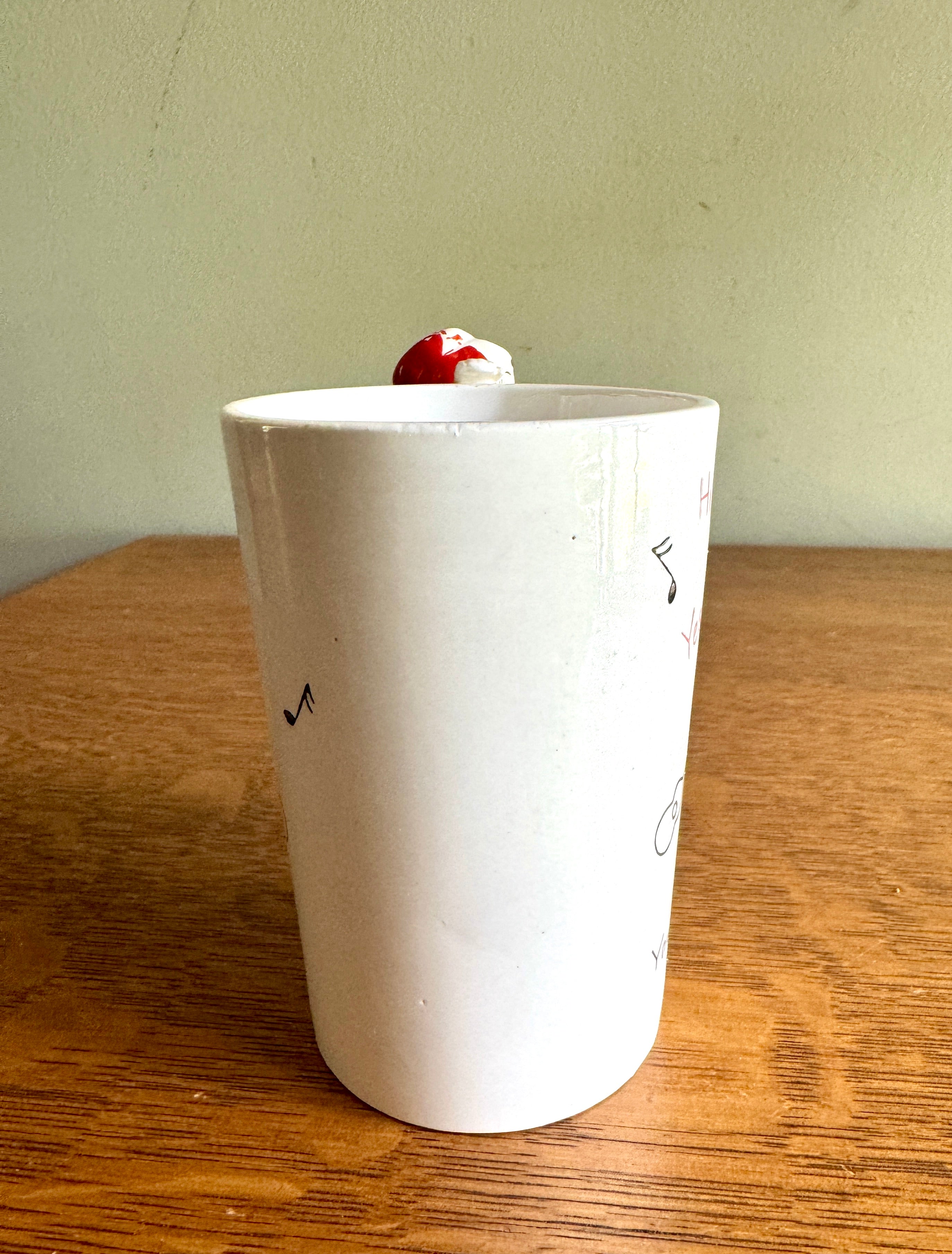 Ceramic Roaring 20's Theme Mug ~ 3D Flapper Dancing Girl Cup ~ Japan Novelty Cup ~ Roaring 20s Bar Decor