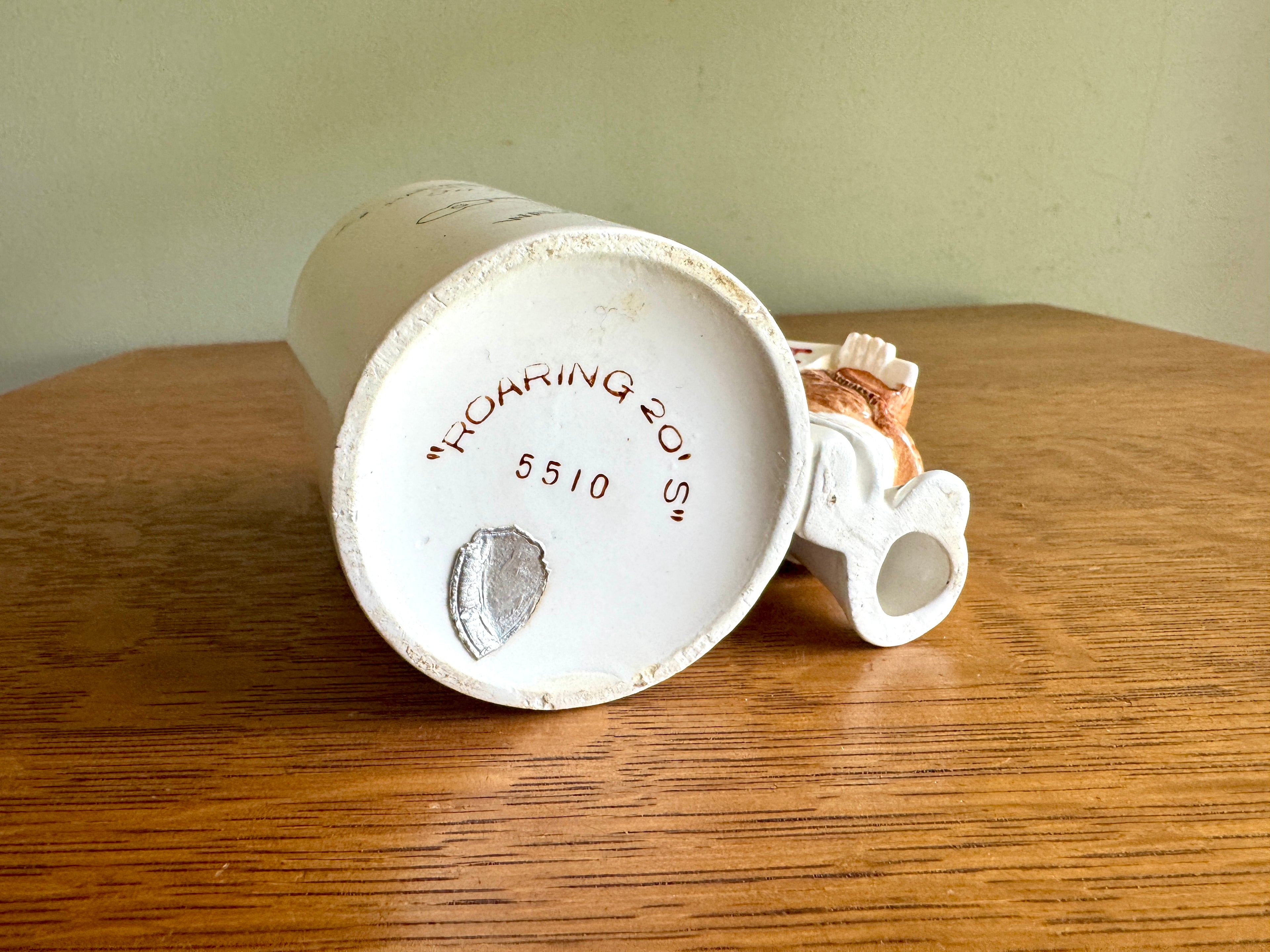 Vtg Harvard Loves Princeton Shafford Japan Roaring 20’s Ceramic Mug