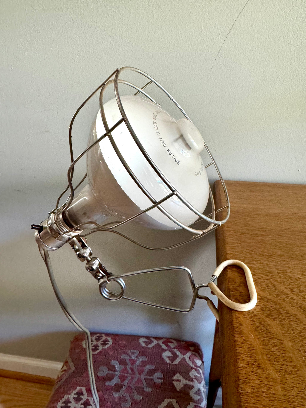 Vintage Sylvania Sunlamp Heat Lamp Kit | Clamp On Sylvania Sunlamp Heat Lamp | Clamp On Heatlamp