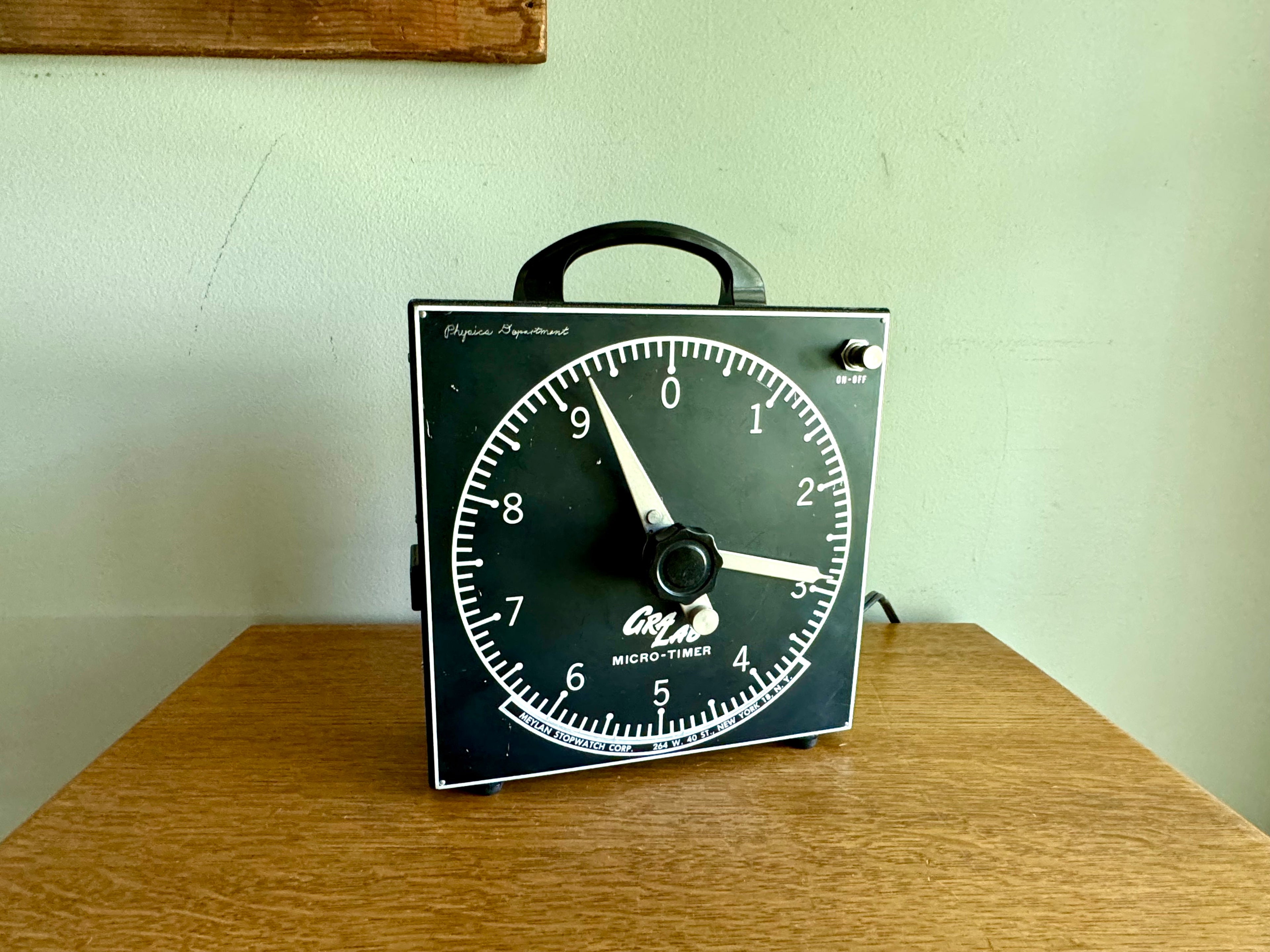 Vintage GraLab Electronic Micro-Timer | Darkroom Timer | GraLab Model 202 Timer with 1 Outlet | Photography Timer | GrabLab Micro-Timer