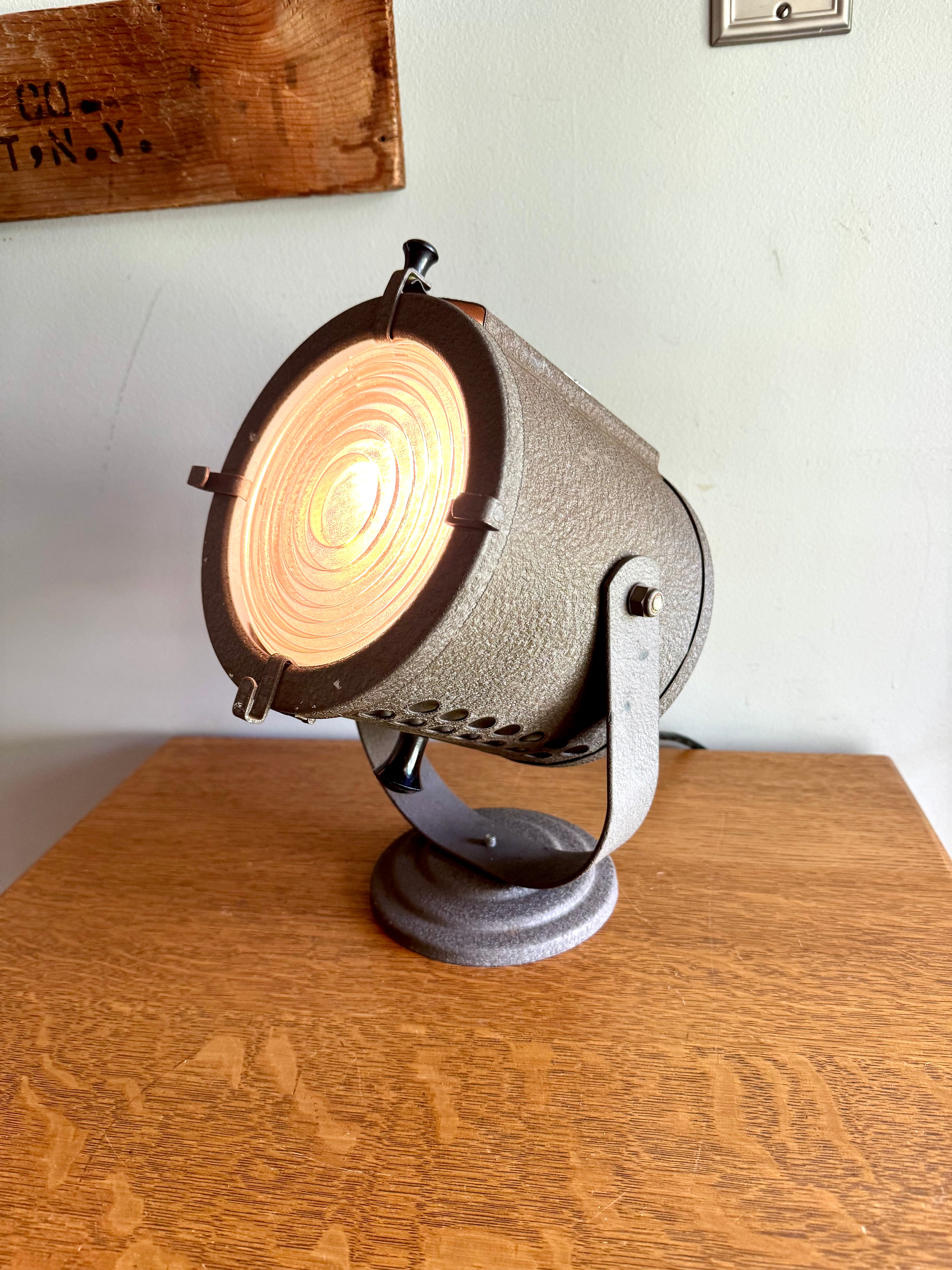 Vintage Fresnel Photospot Stage Light | Fresnel Theater Spot Light | Metal Stage Lamp | Studio Stage Light| Stage Lighting| Industrial Lamp