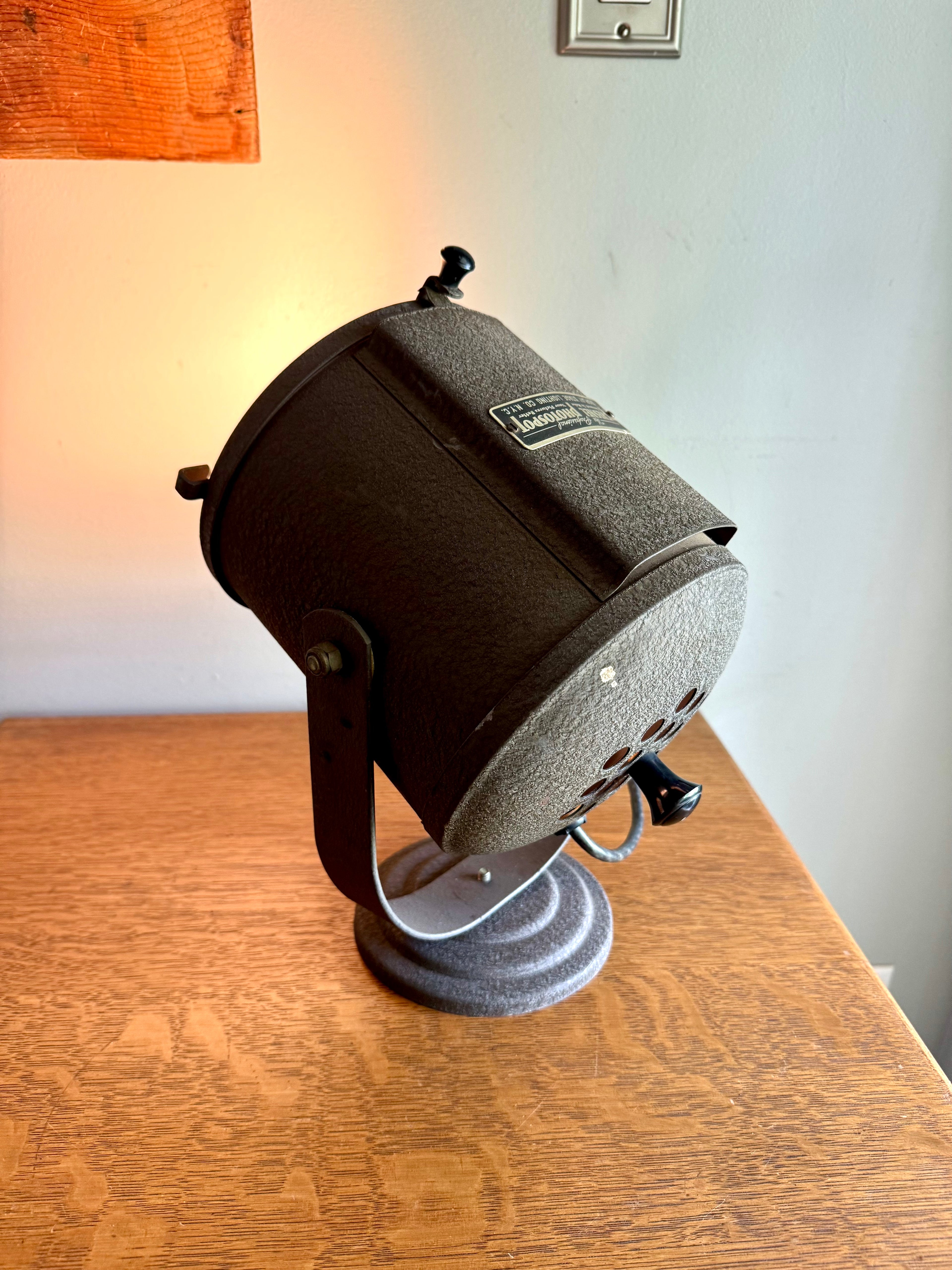 Vintage Fresnel Photospot Stage Light | Fresnel Theater Spot Light | Metal Stage Lamp | Studio Stage Light| Stage Lighting| Industrial Lamp