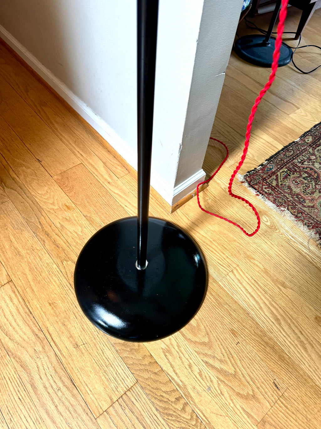 Black Industrial Floor lamp | Bretford Floor Lamp | Cantilever Style Floor Lamp | 1960's Lamp | Modern Floor Lamp| Rewired Telescopic Lamp