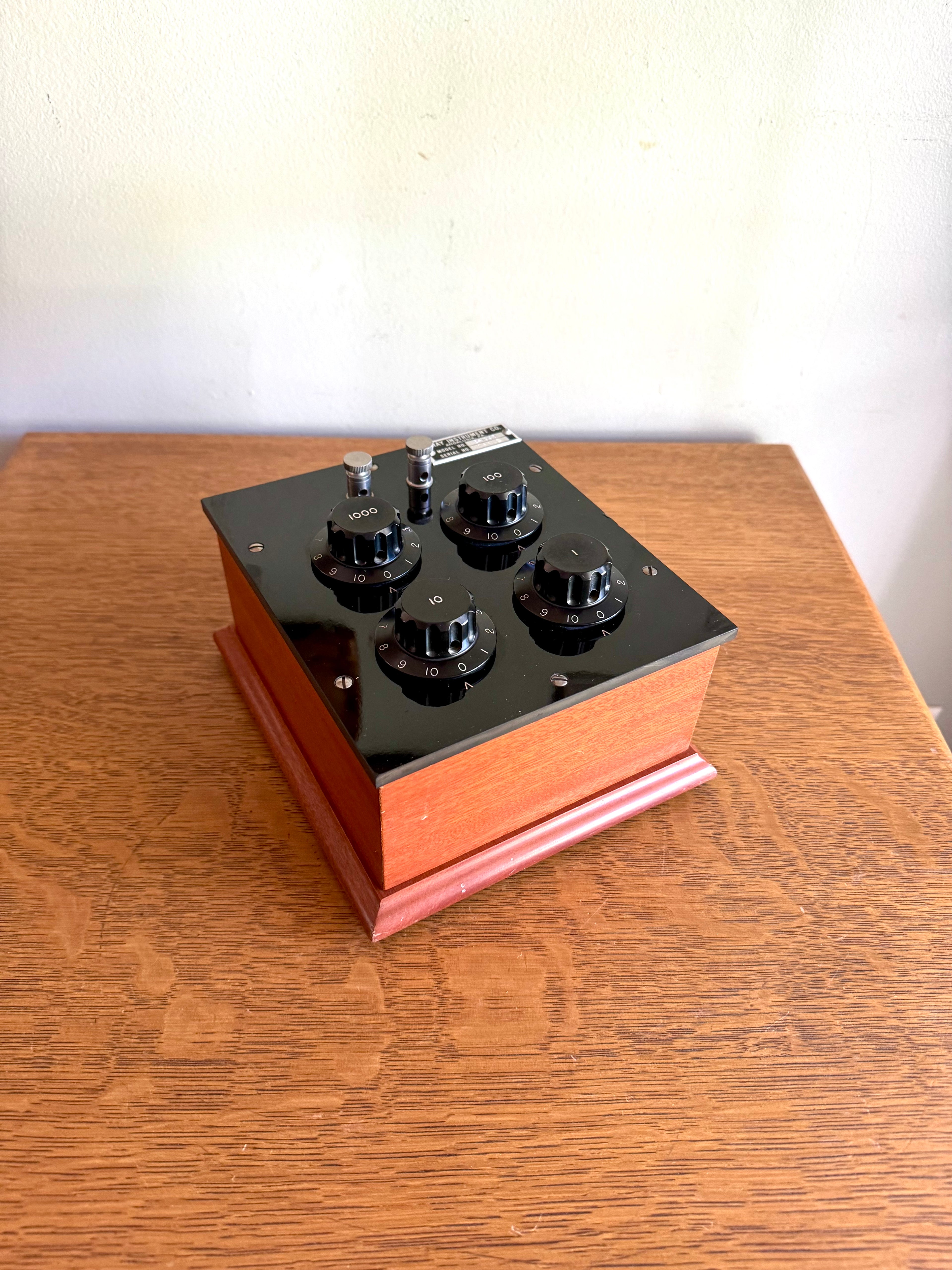 Vintage Gray Instrument Co. Decade Box | Gray Instrument Co. E-1043 Decade Resistor Box | Bakelite Electrical Decade Resistor Box